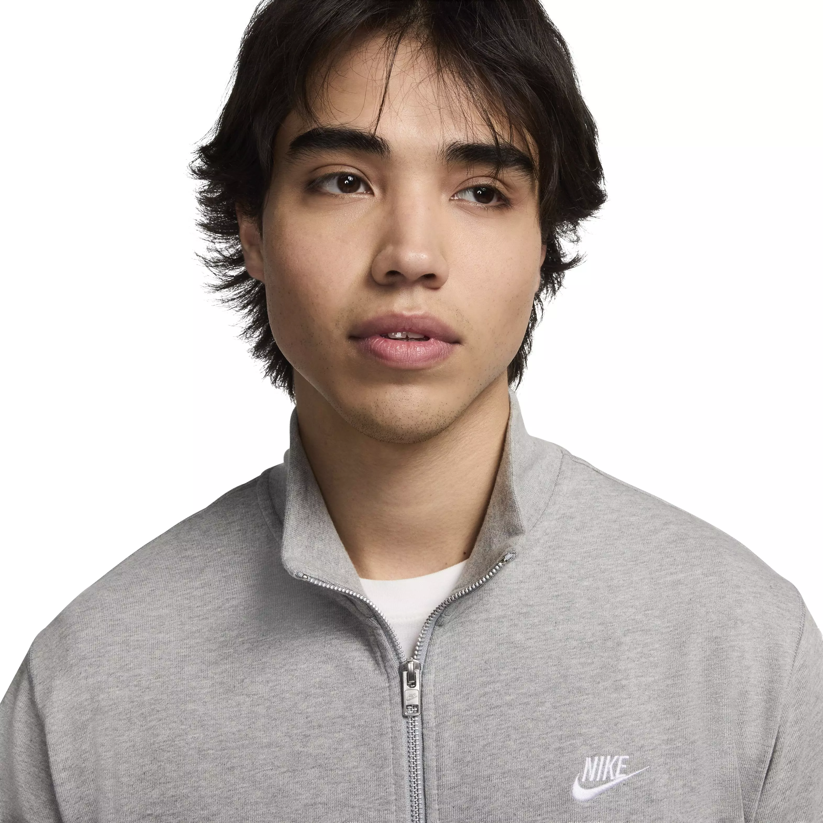 Nike Men's Club Knit Jacket - GREY