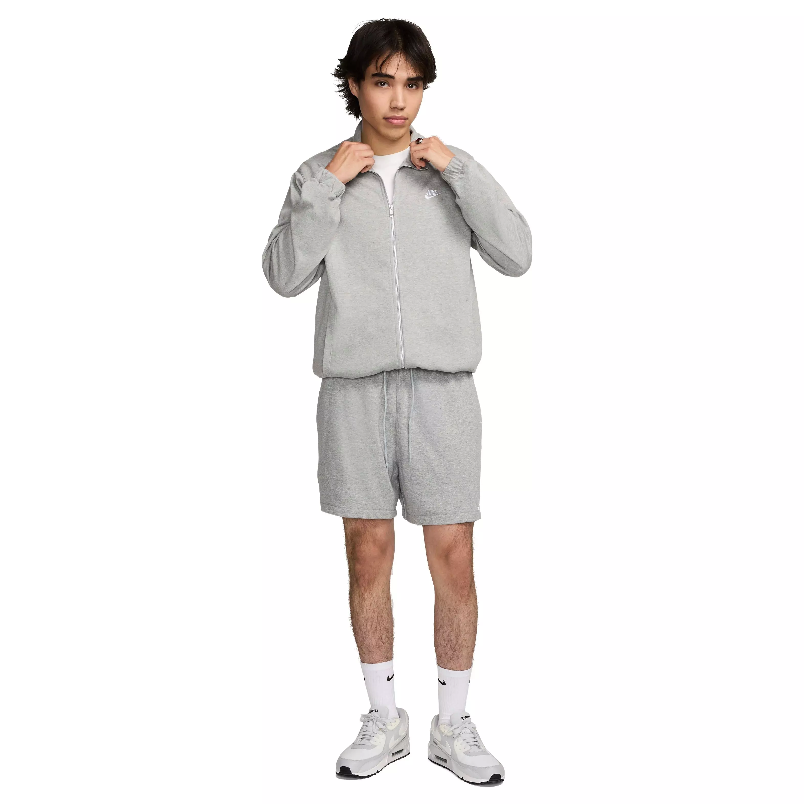 Nike Men's Club Knit Jacket - GREY