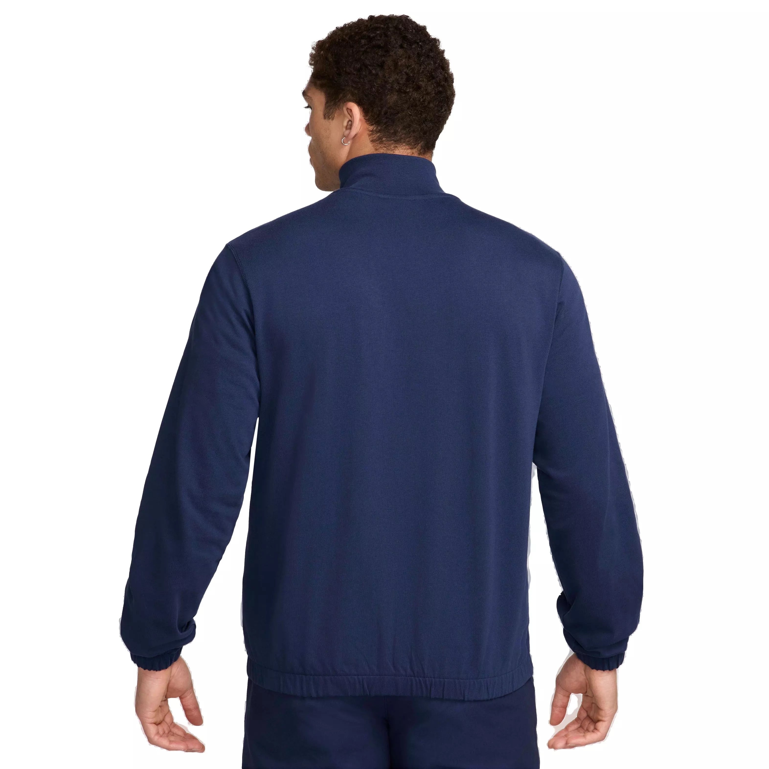 Nike Men's Club Knit Jacket - BLUE