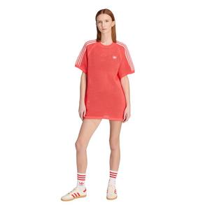 adidas Originals Women's Knitted Crochet Dress - Red