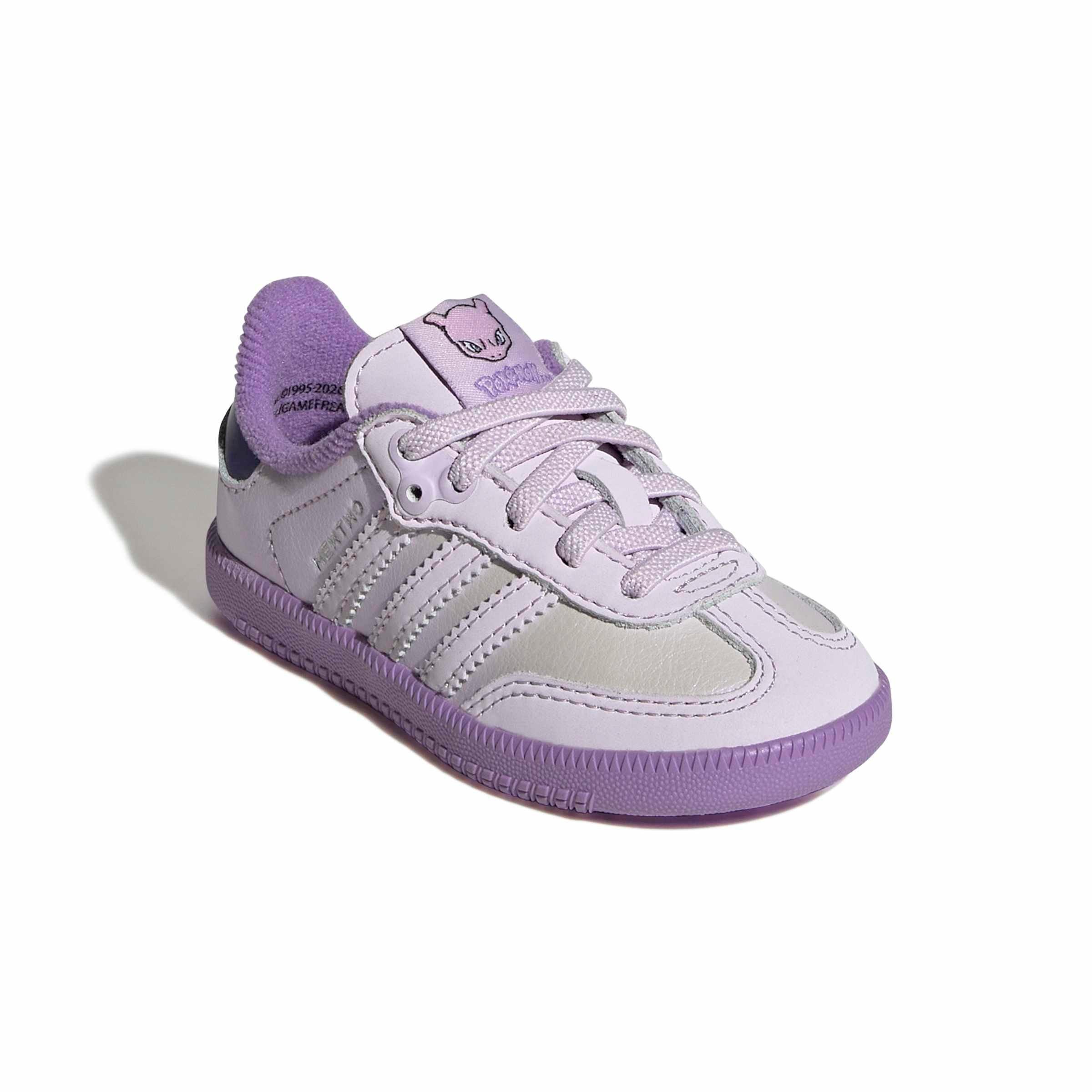 adidas Originals Pok&eacute;mon Samba OG "Mewtwo" Toddler Kids' Shoe - LIGHT PURPLE