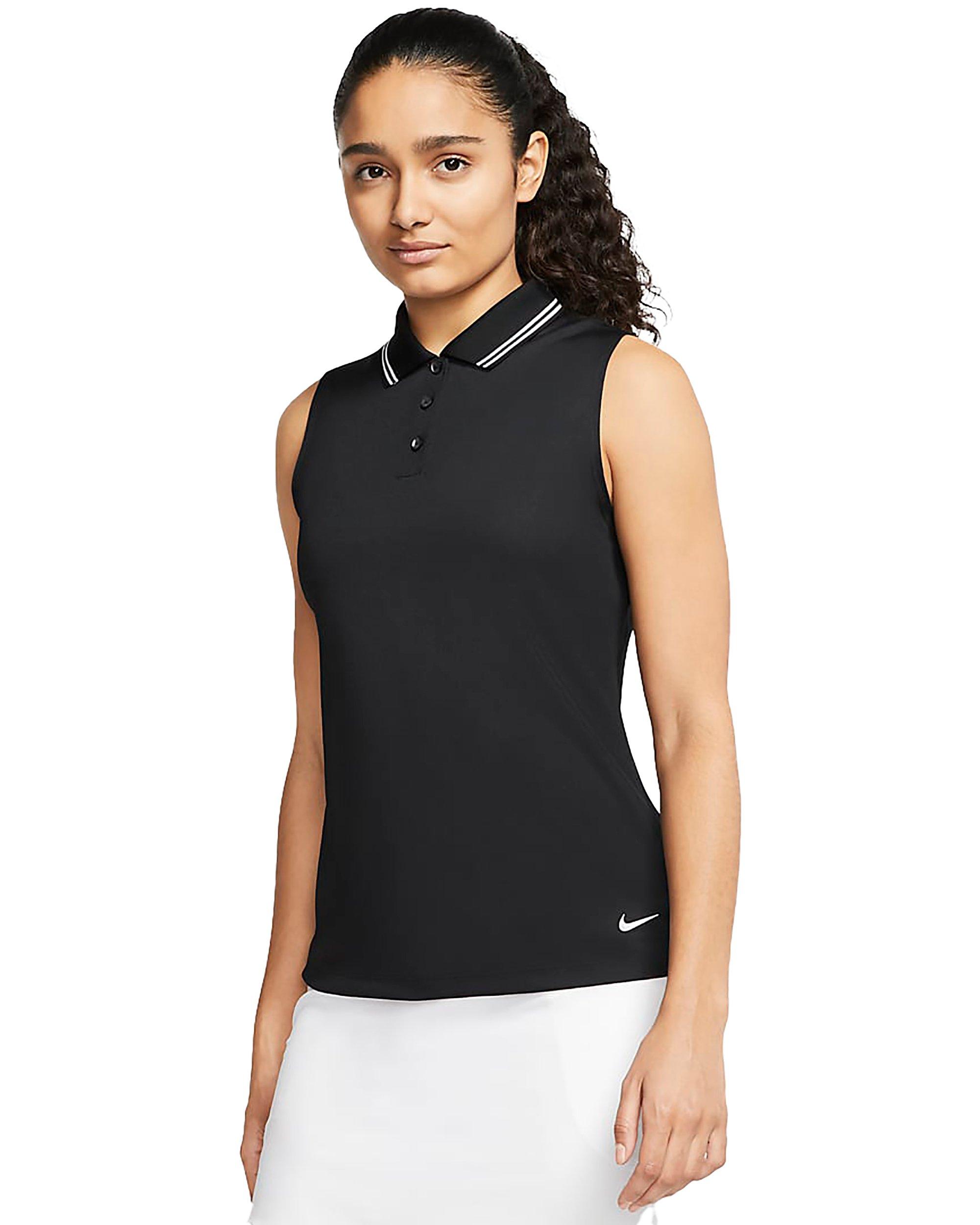 nike sleeveless polo