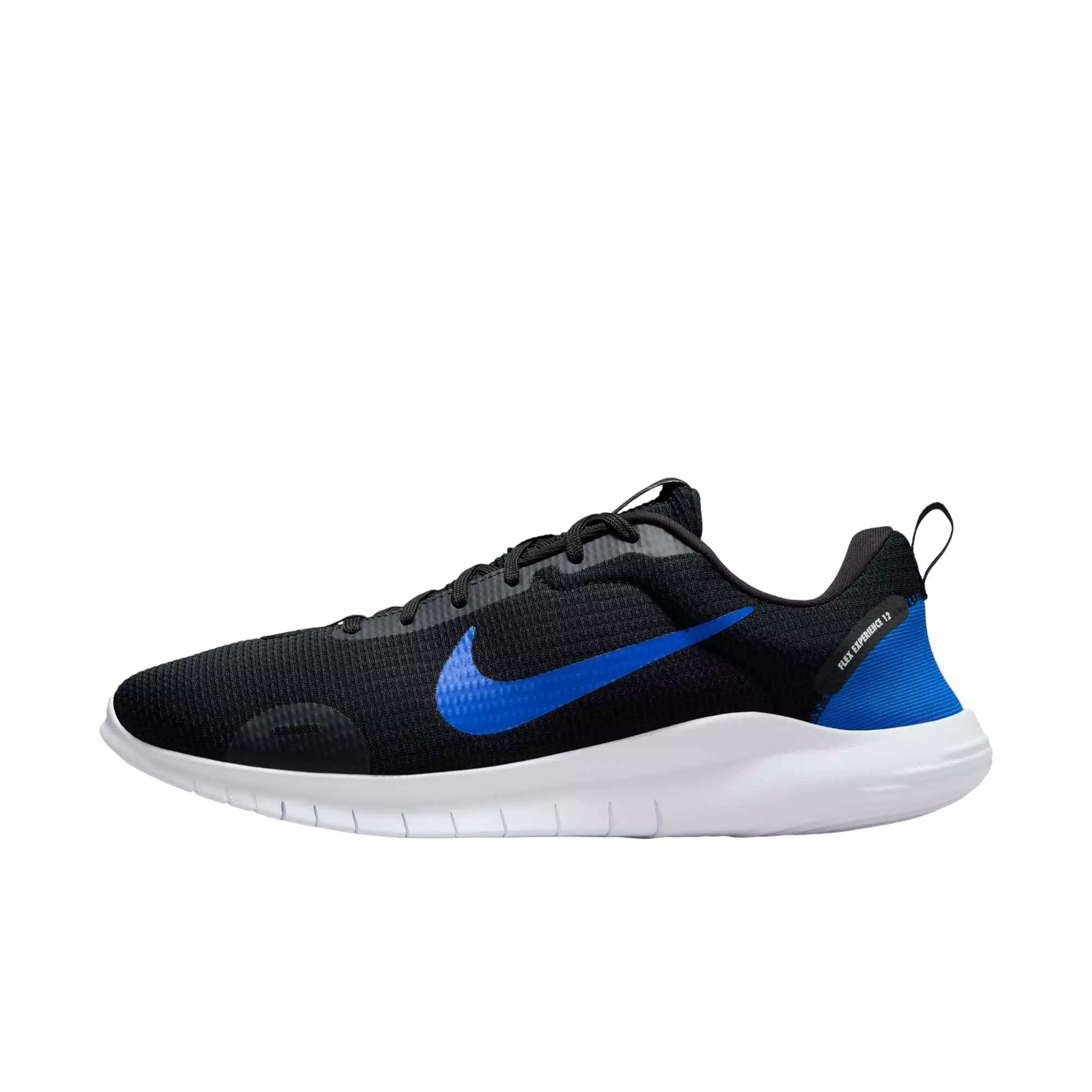 Nike Flex Experience Run 12 "Black/Racer Blue/White" Men's Running Shoe - BLACK/BLUE/WHITE