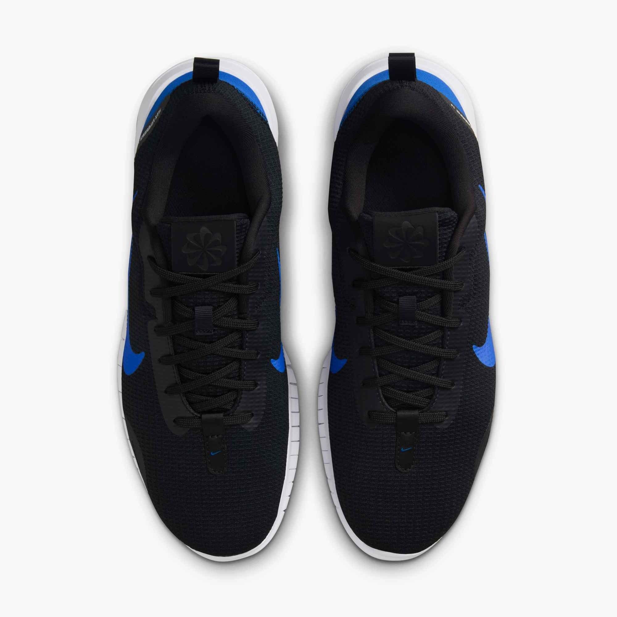 Nike Flex Experience Run 12 "Black/Racer Blue/White" Men's Running Shoe - BLACK/BLUE/WHITE Thumbnail View 3