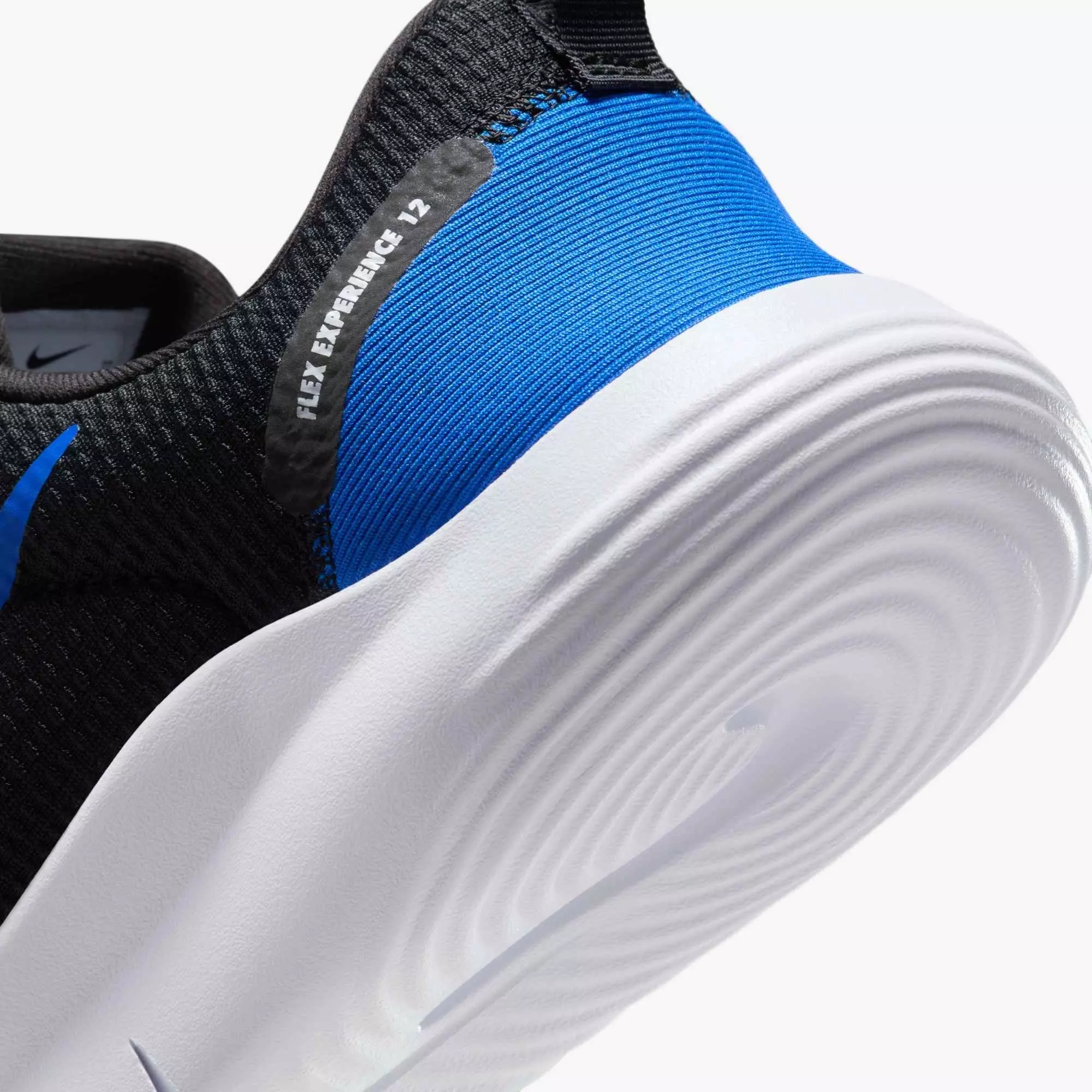 Nike Flex Experience Run 12 "Black/Racer Blue/White" Men's Running Shoe - BLACK/BLUE/WHITE