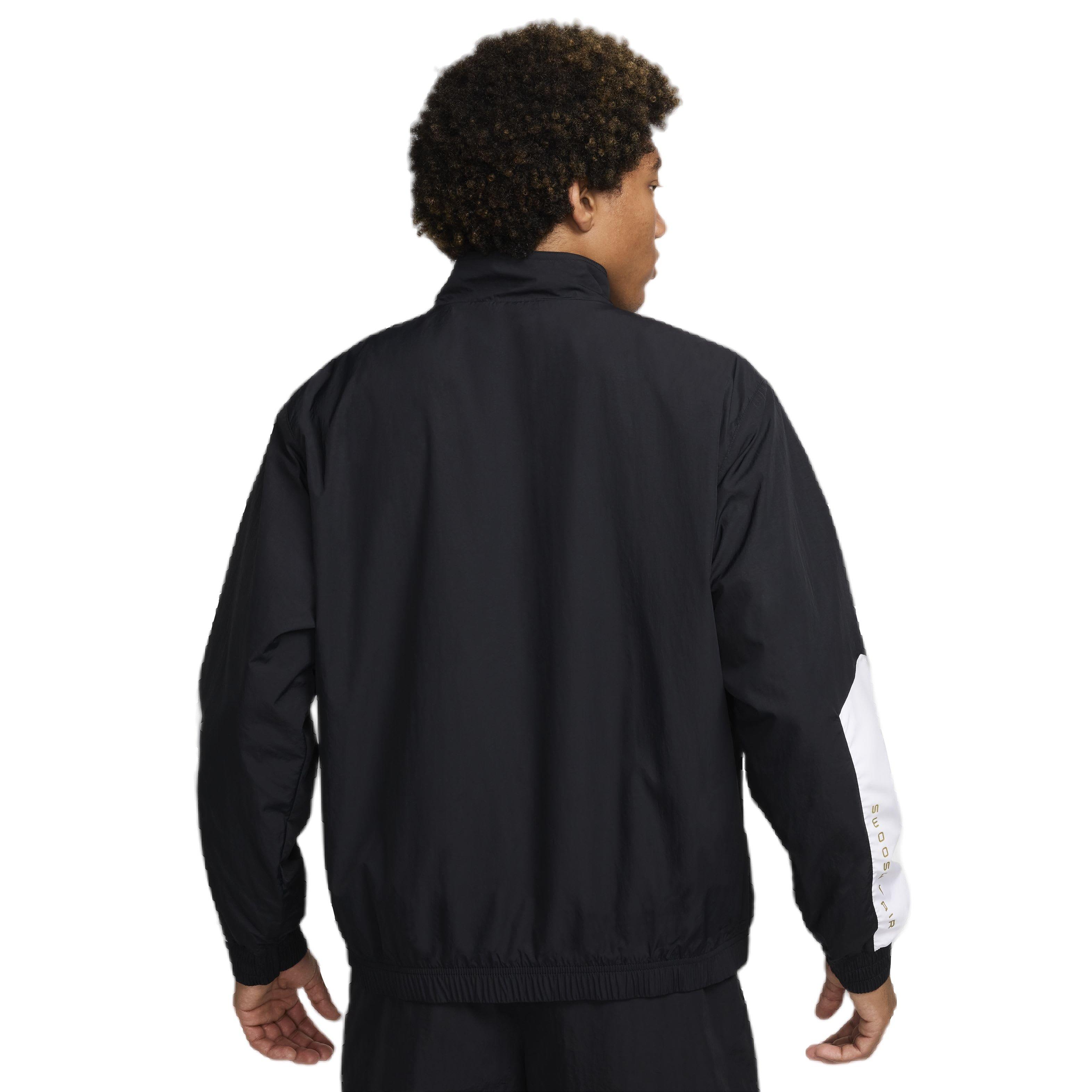 Nike Air Men's Black/White Woven Track Jacket