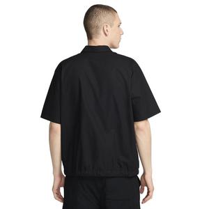 Nike Men's Club Short-Sleeve Oxford Button-Up Shirt - Black