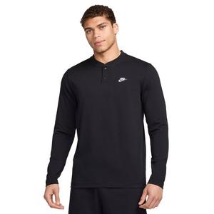 Nike Men's Club Long-Sleeve Henley Shirt