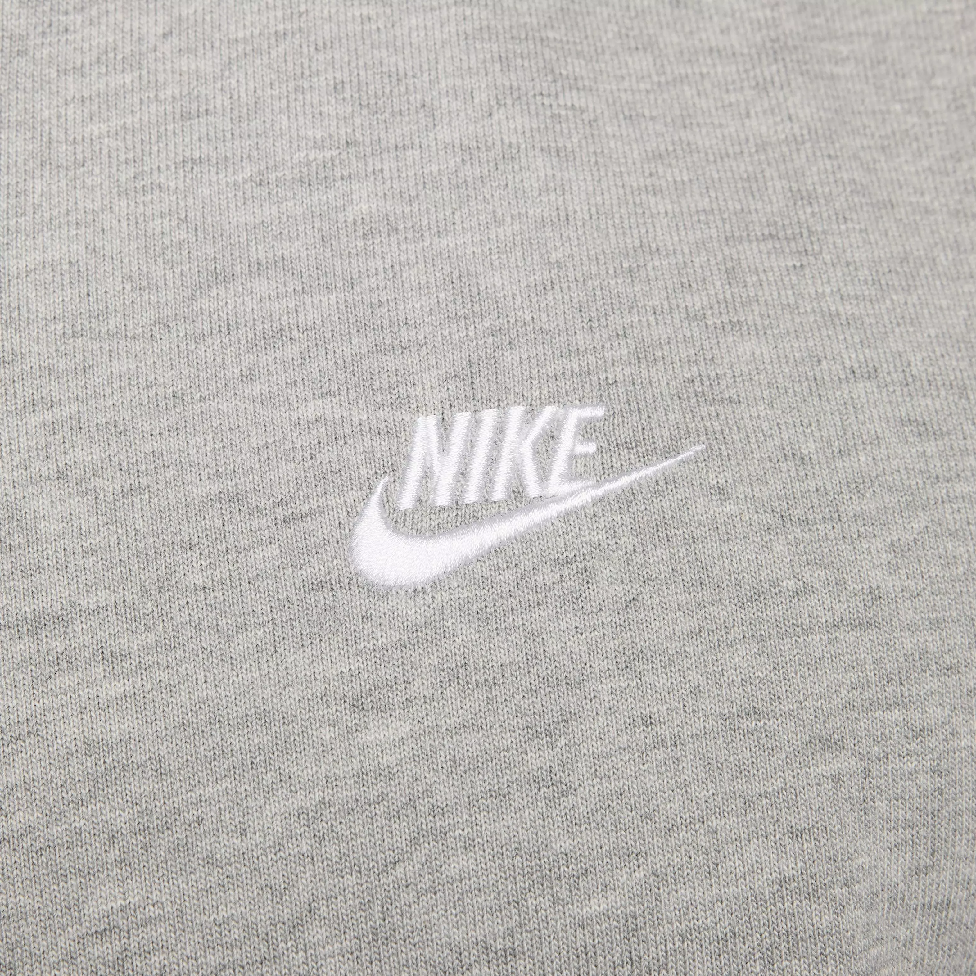 Nike Men's Club Long-Sleeve Henley Shirt - GREY