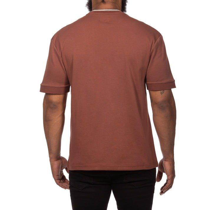 Hustle Gang Men's Landscape Tee - Brown - BROWN Thumbnail View 2