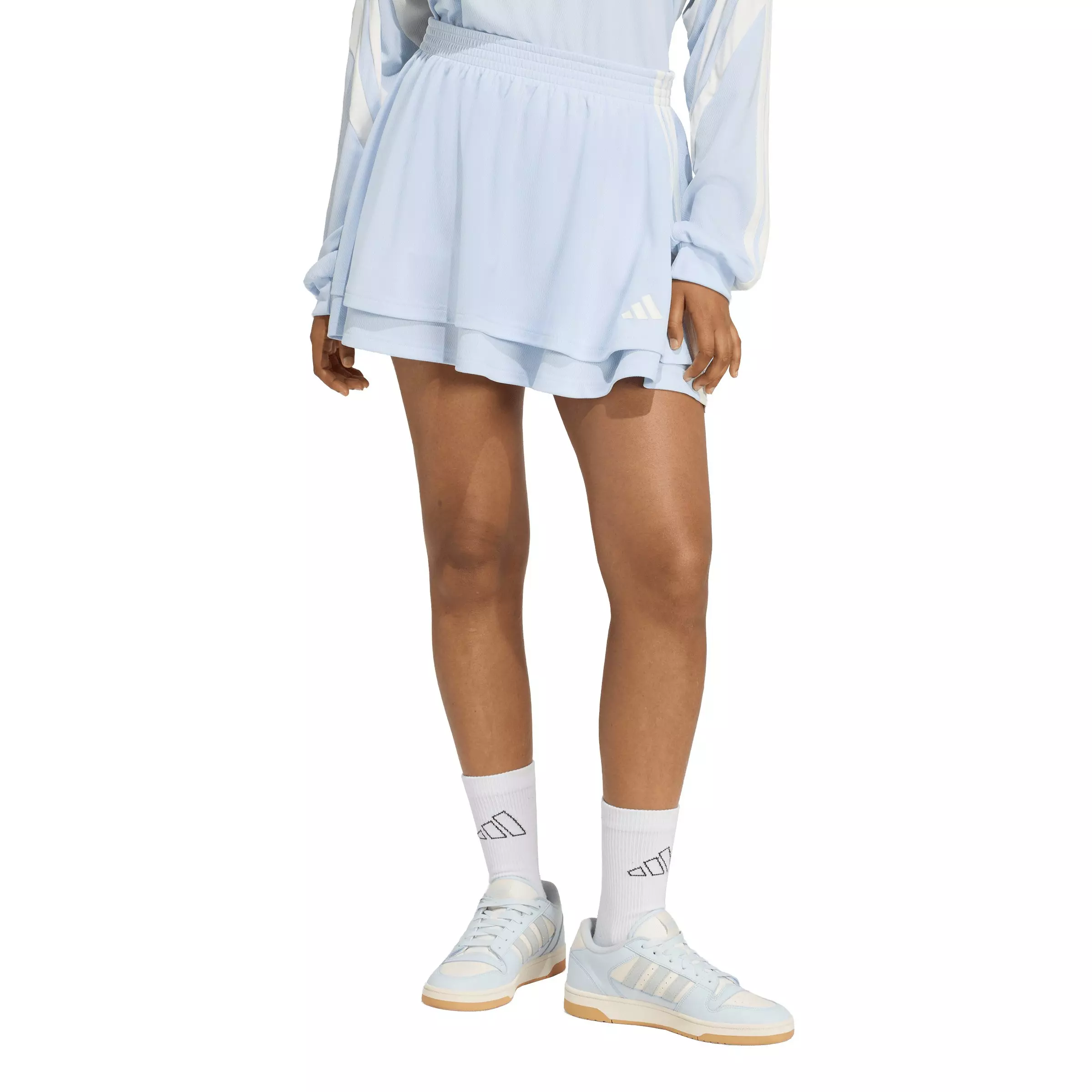 adidas Women's House of Tiro Skirt - Light Blue - LIGHT BLUE