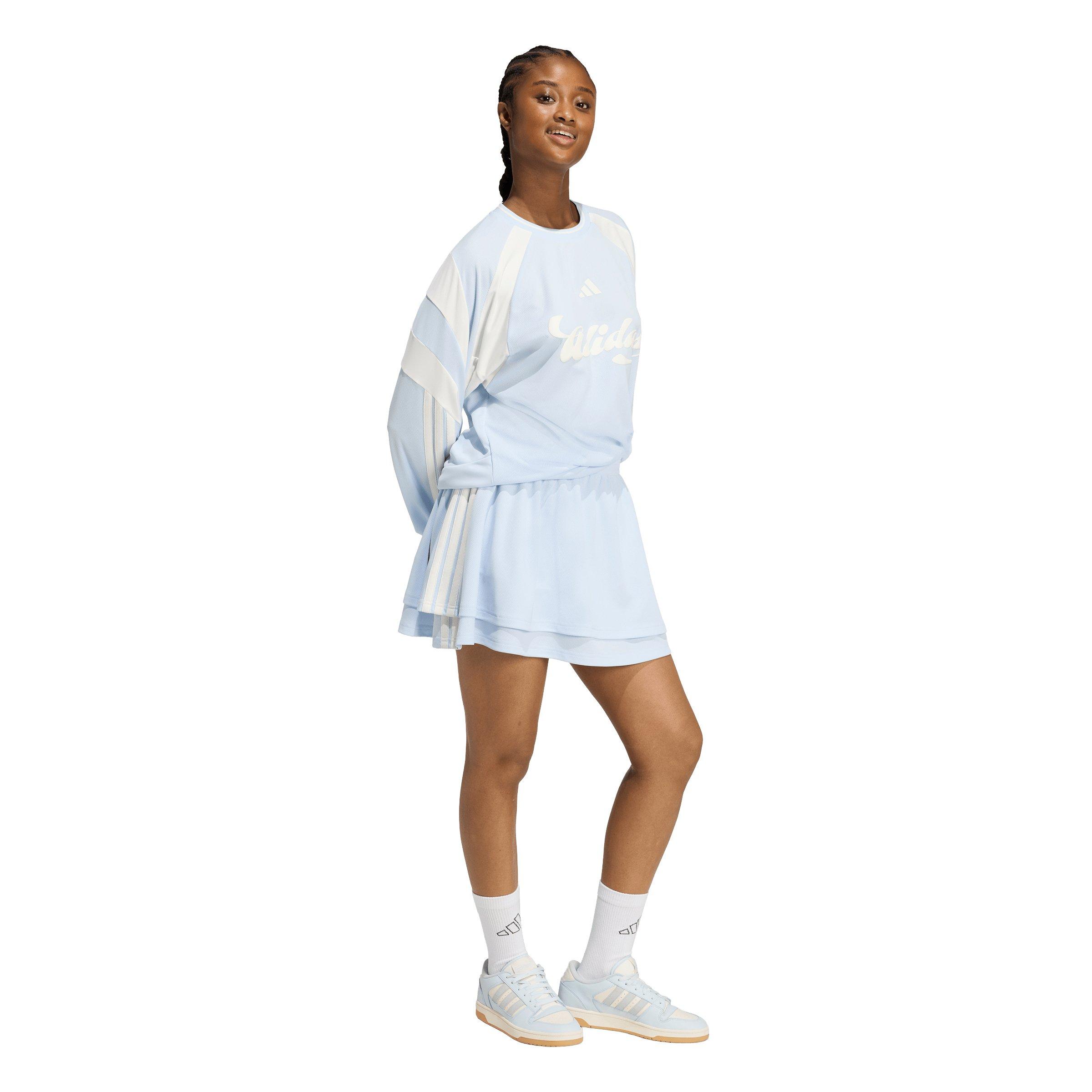 adidas Women's House of Tiro Skirt - Light Blue - LIGHT BLUE Thumbnail View 5