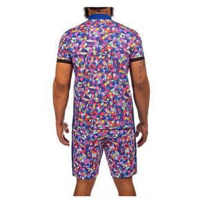 Hustle Gang Men's Prism Polo - Multi
