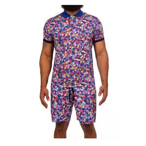 Hustle Gang Men's Prism Polo - Multi
