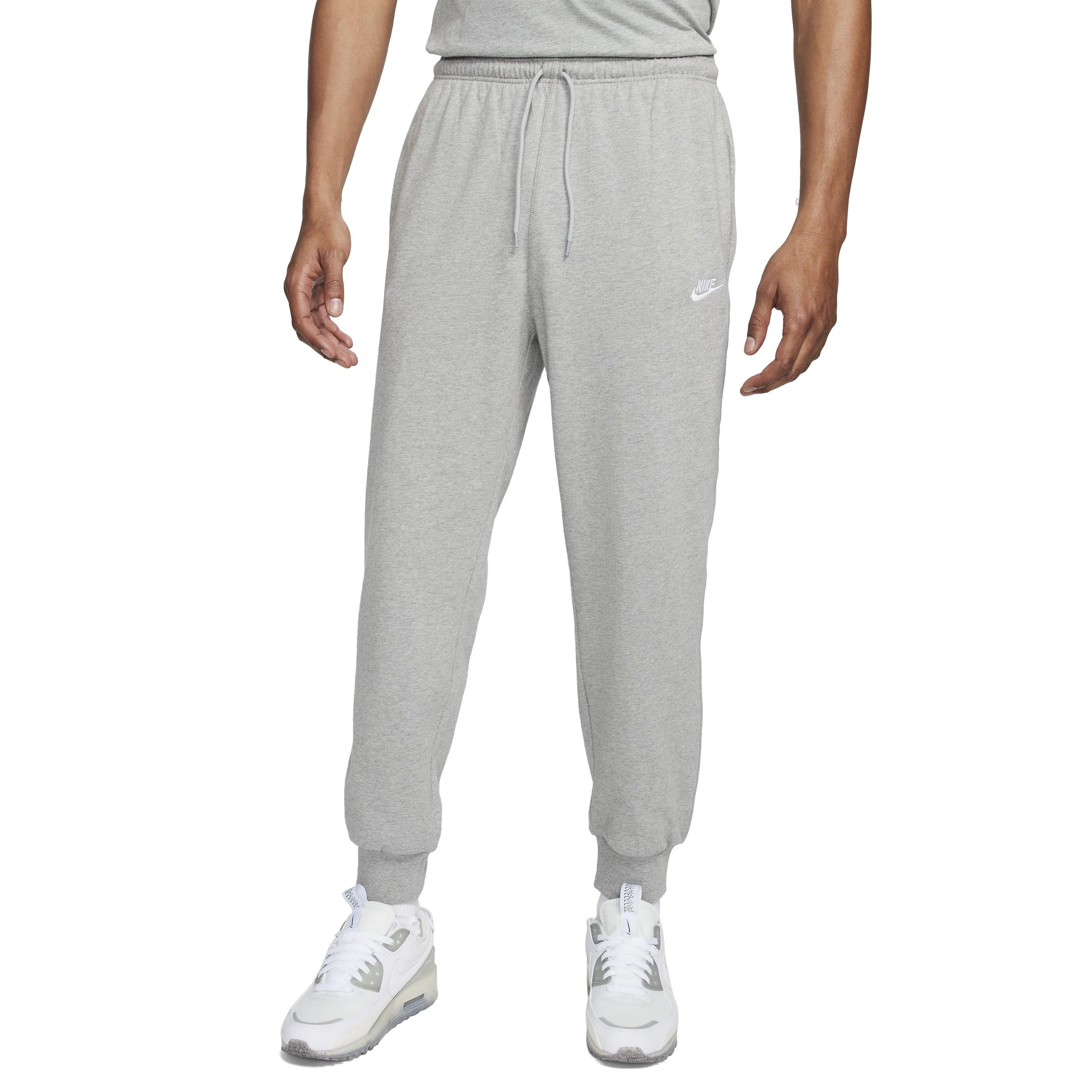Nike Men's Club Knit Joggers - GREY Thumbnail View 1