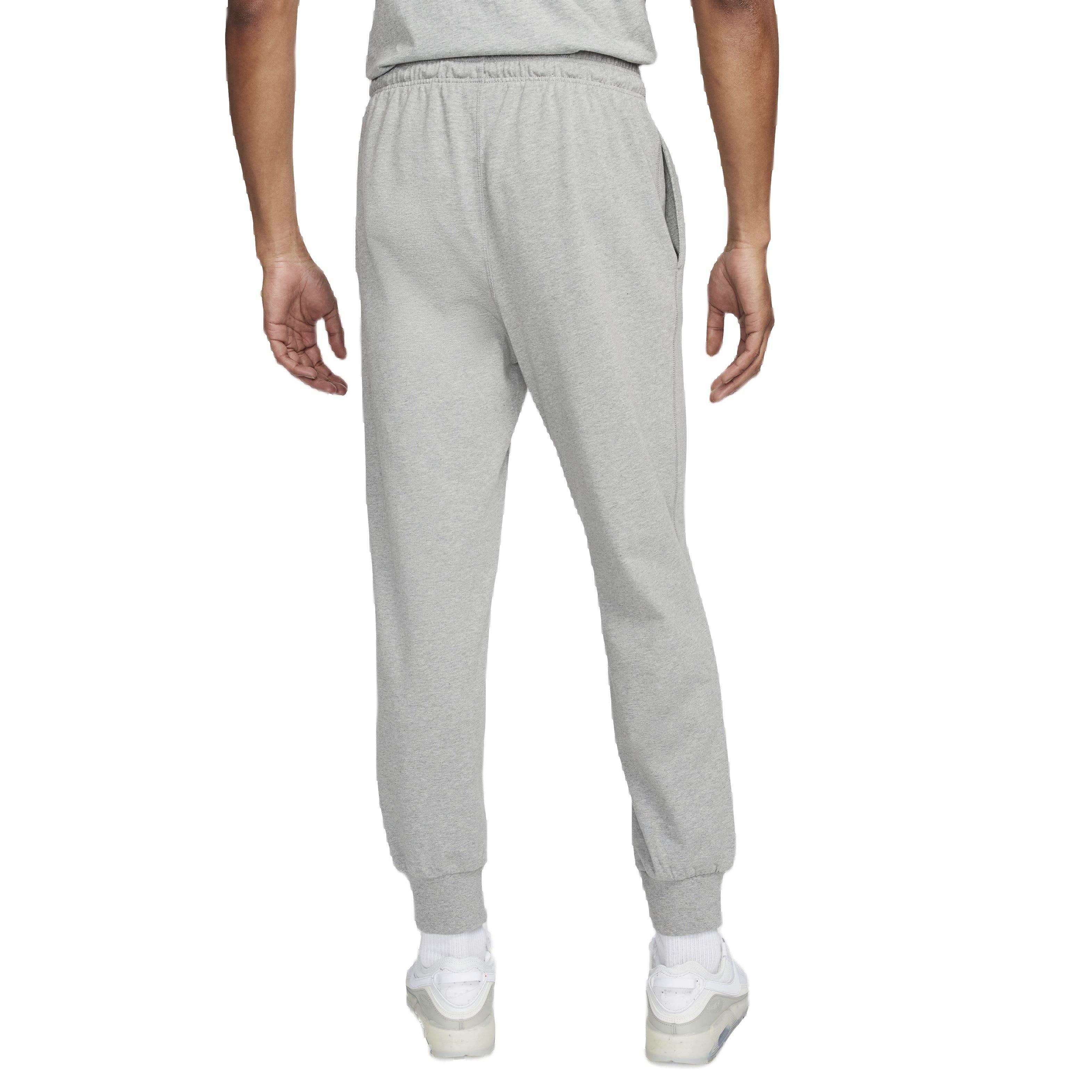 Nike Men's Club Knit Joggers - GREY Thumbnail View 2