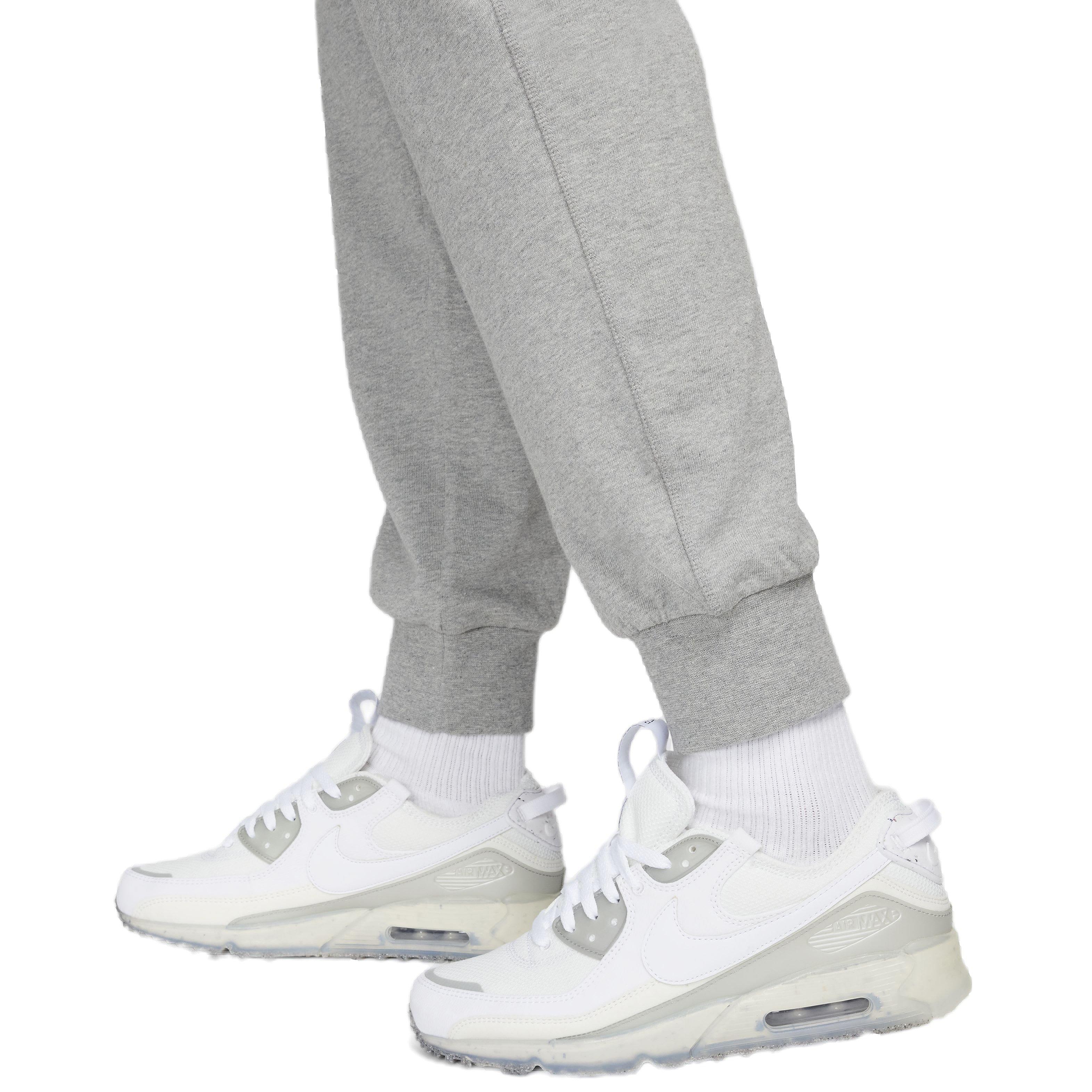 Nike Men's Club Knit Joggers - GREY Thumbnail View 4