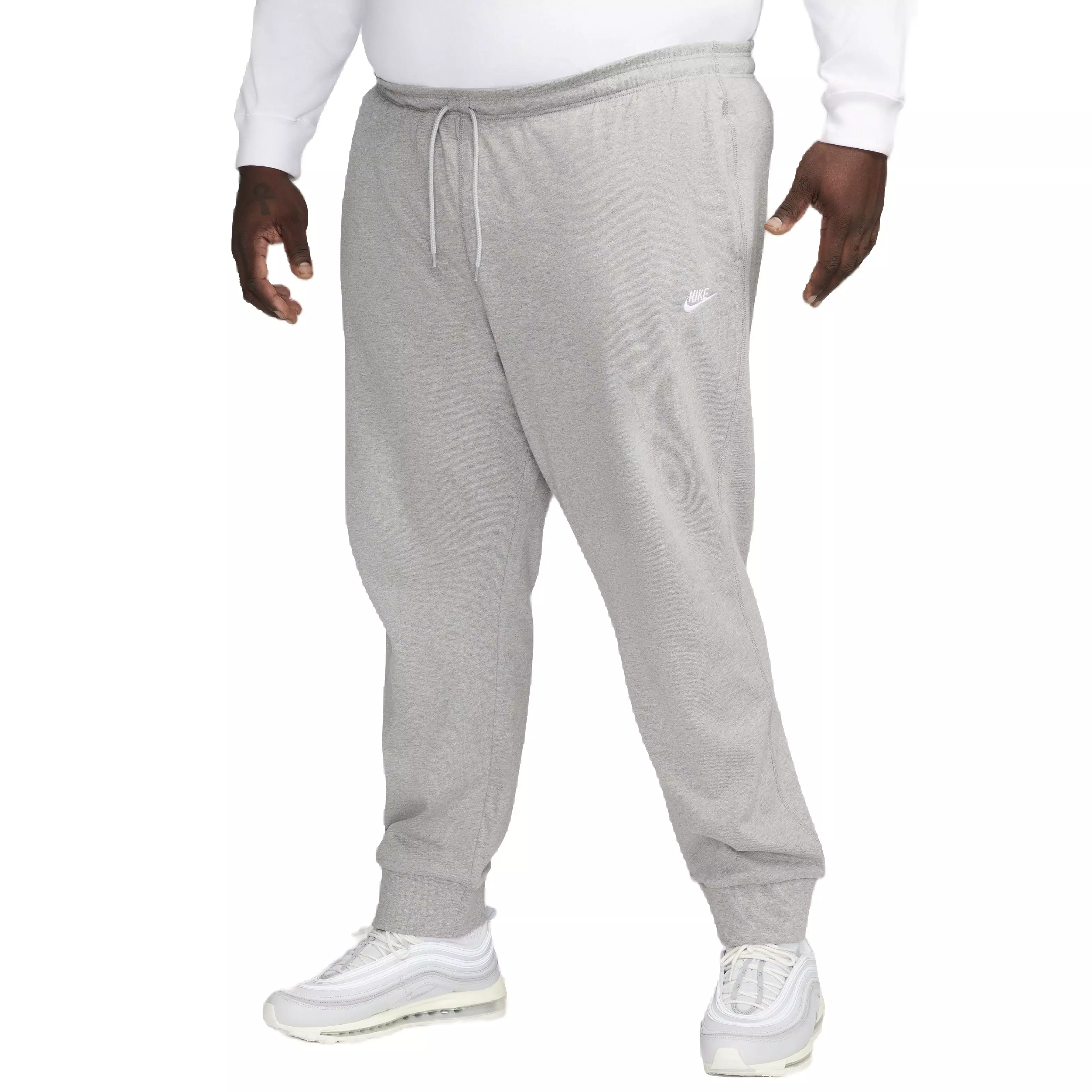 Nike Men's Club Knit Joggers - GREY