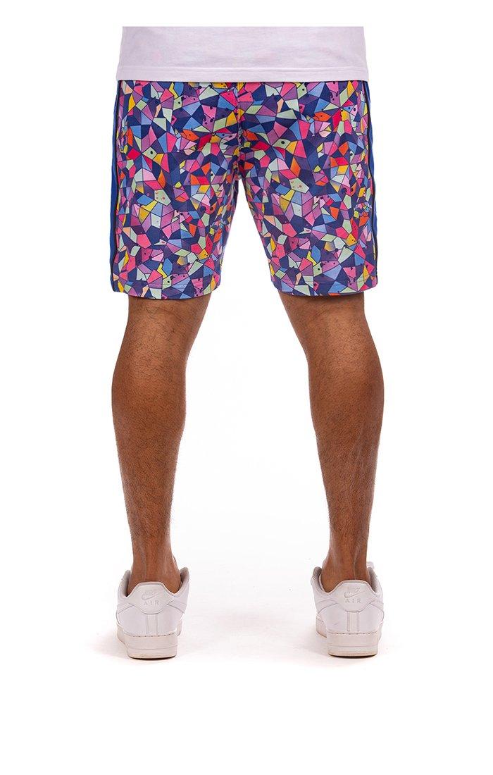 Hustle Gang Men's Montage Short - Multi - MULTI Thumbnail View 2