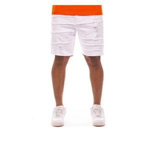 Hustle Gang Men's Ghost Sparta White Denim Short