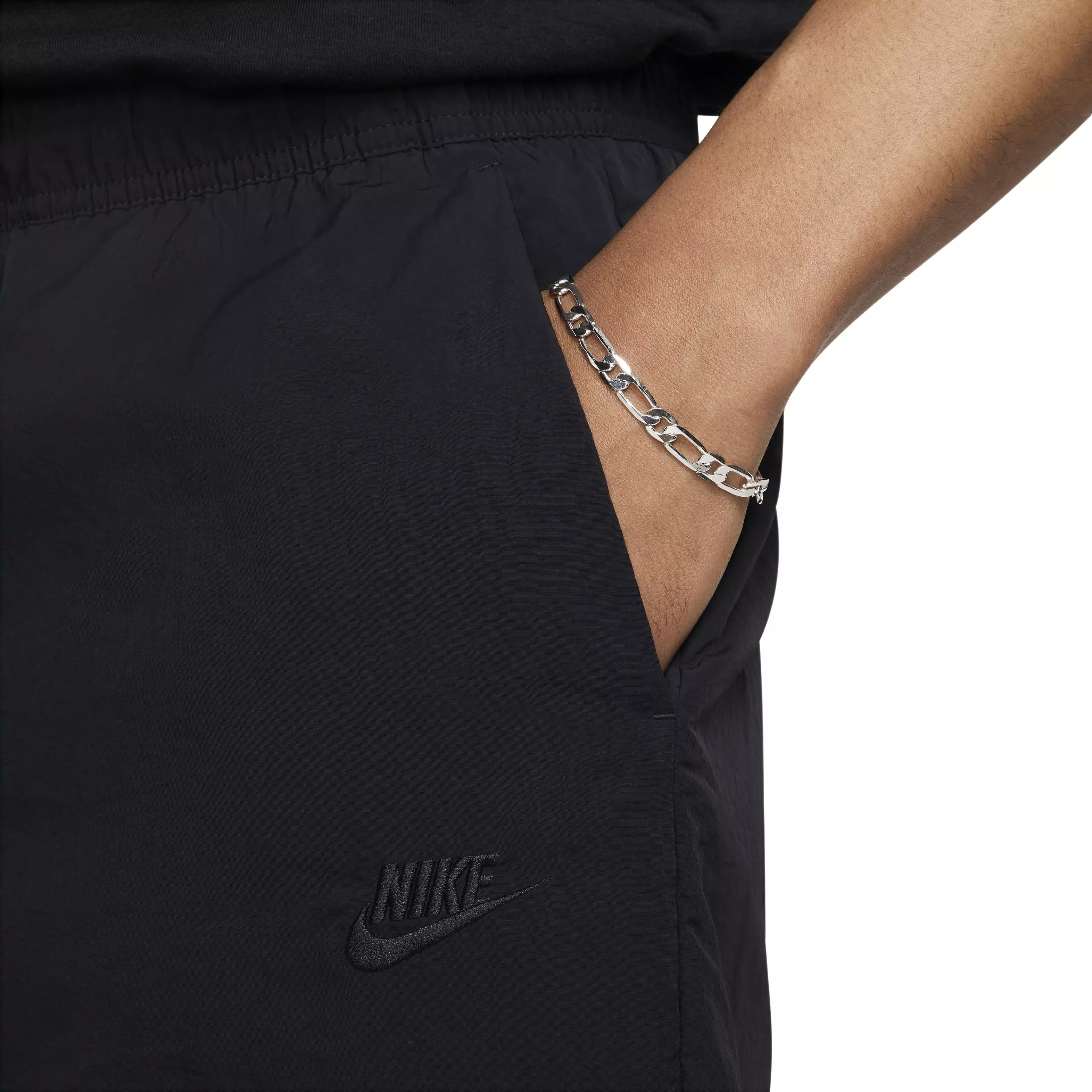 Nike Men's Tech Woven Straight Leg Pants - BLACK