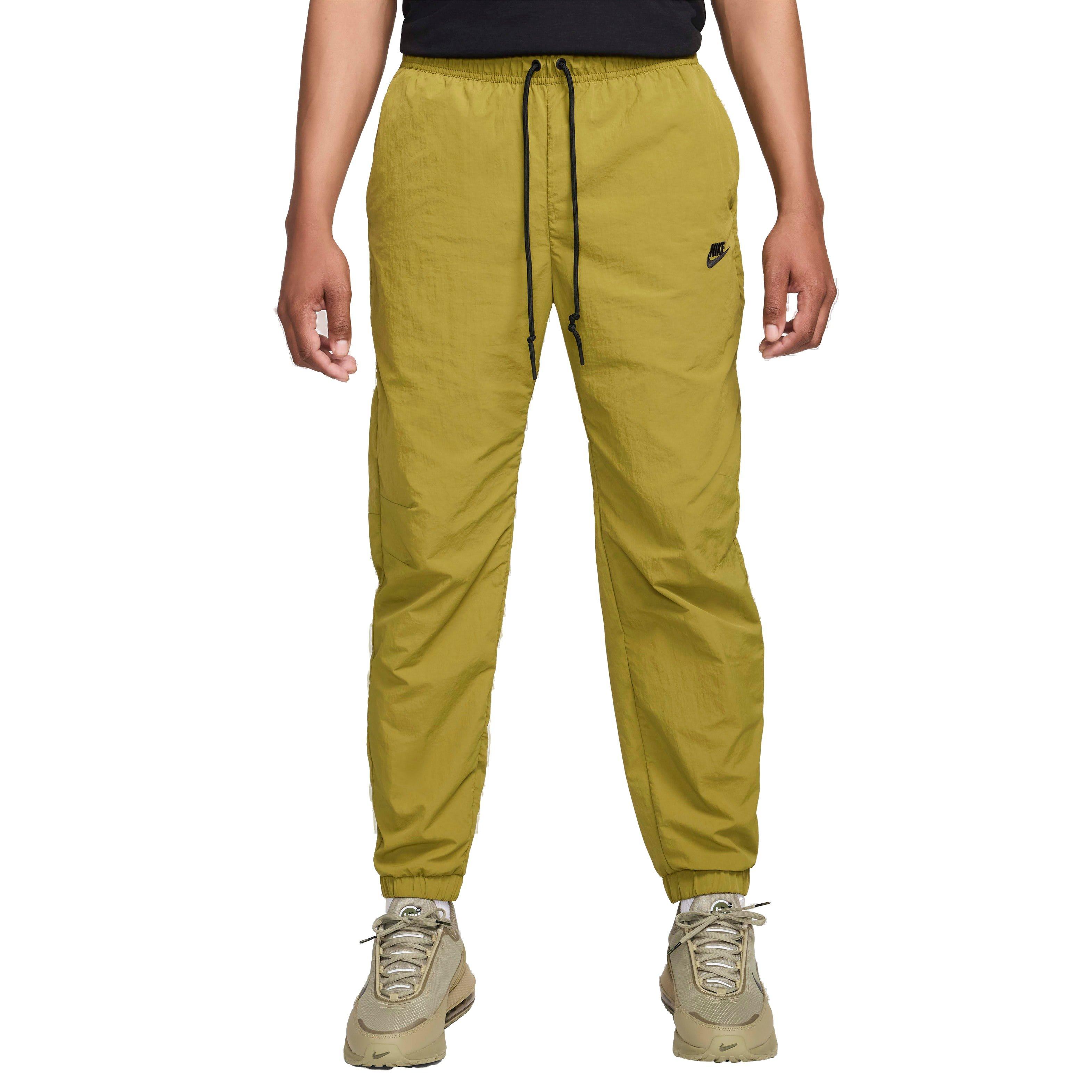 Nike Men's Tech Woven Straight Leg Pants - GREEN/BLACK Thumbnail View 1