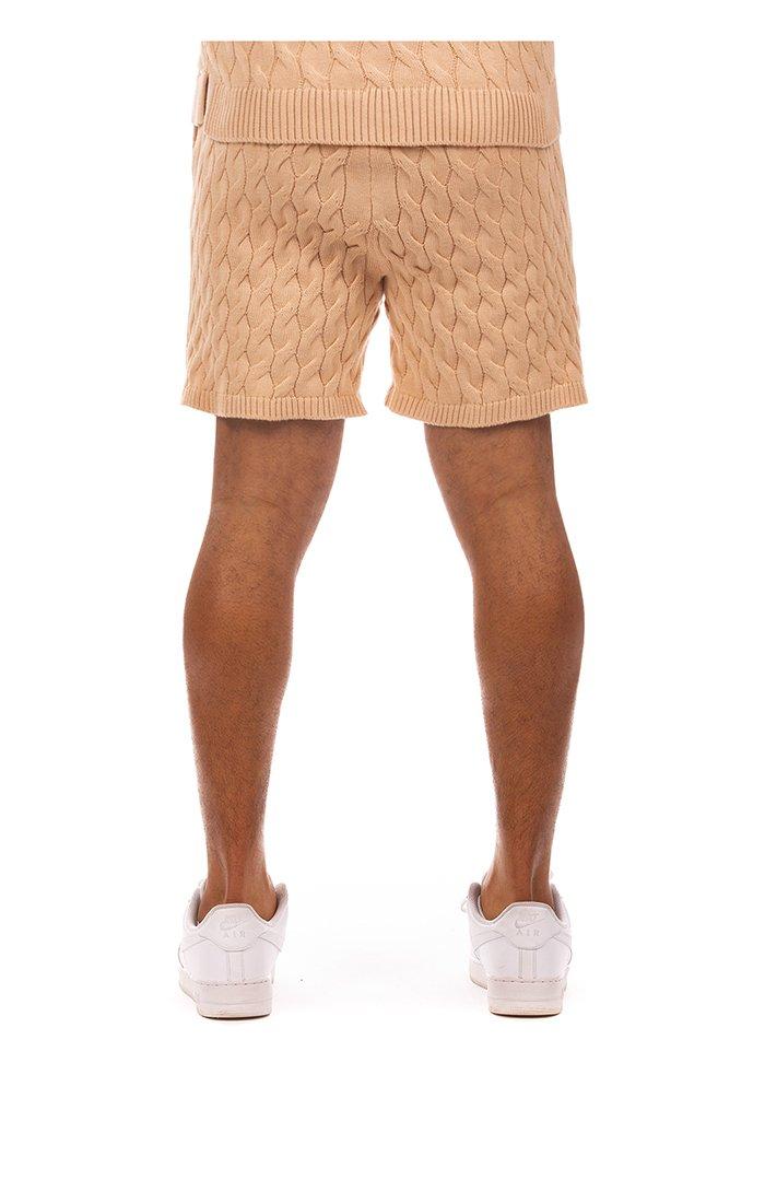 Hustle Gang Men's Anenome Short - TAN Thumbnail View 2