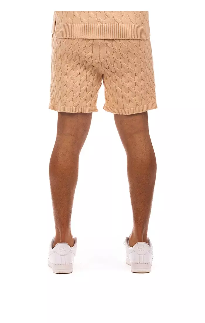 Hustle Gang Men's Anenome Short - TAN