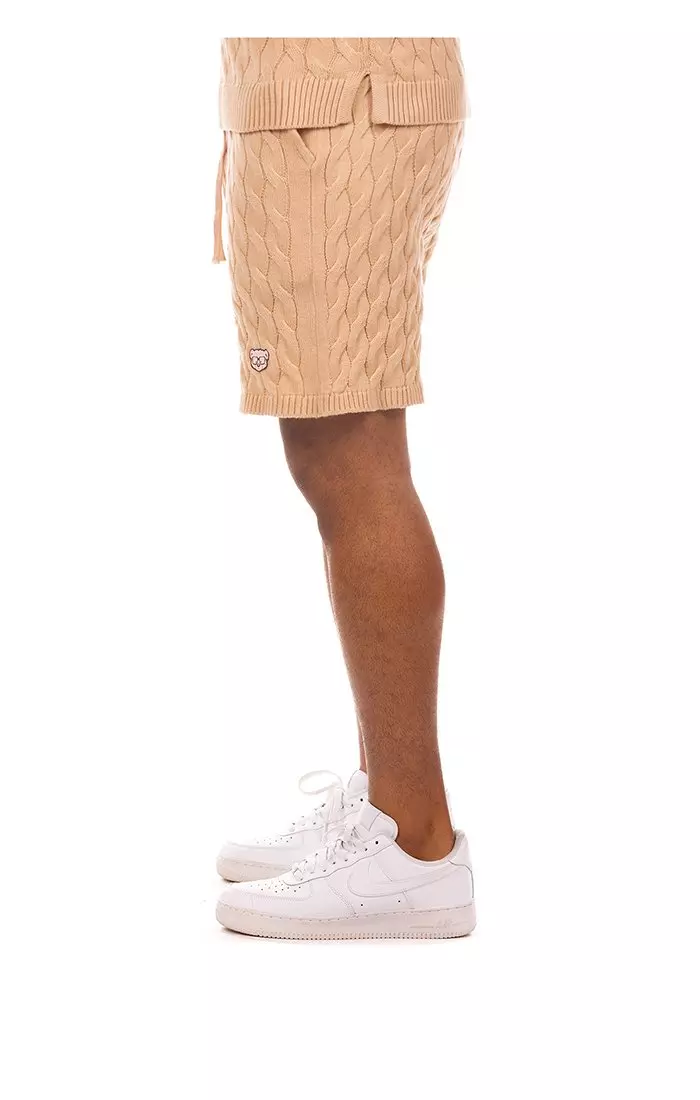 Hustle Gang Men's Anenome Short - TAN