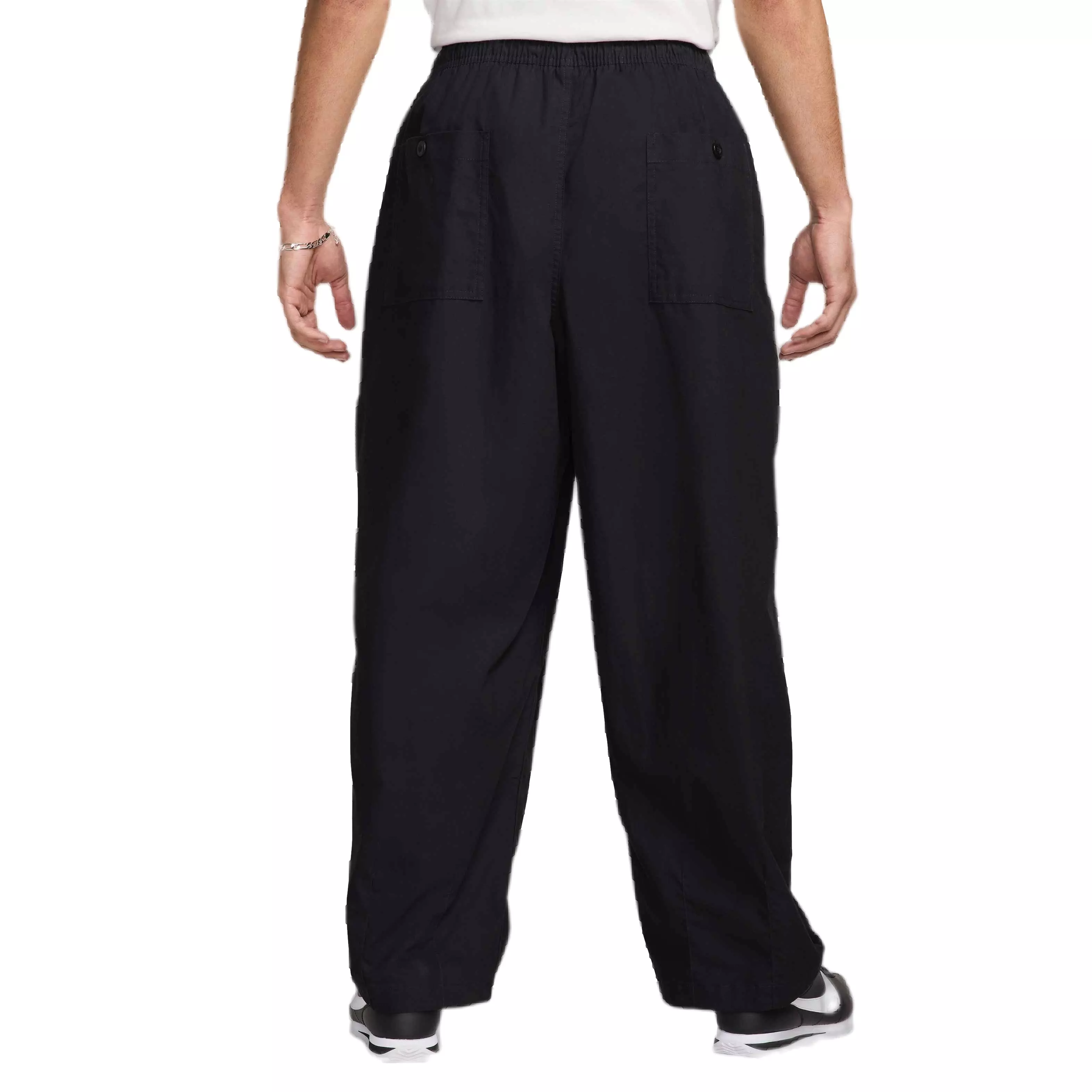 Nike Men's Club Balloon Woven Pants - BLACK