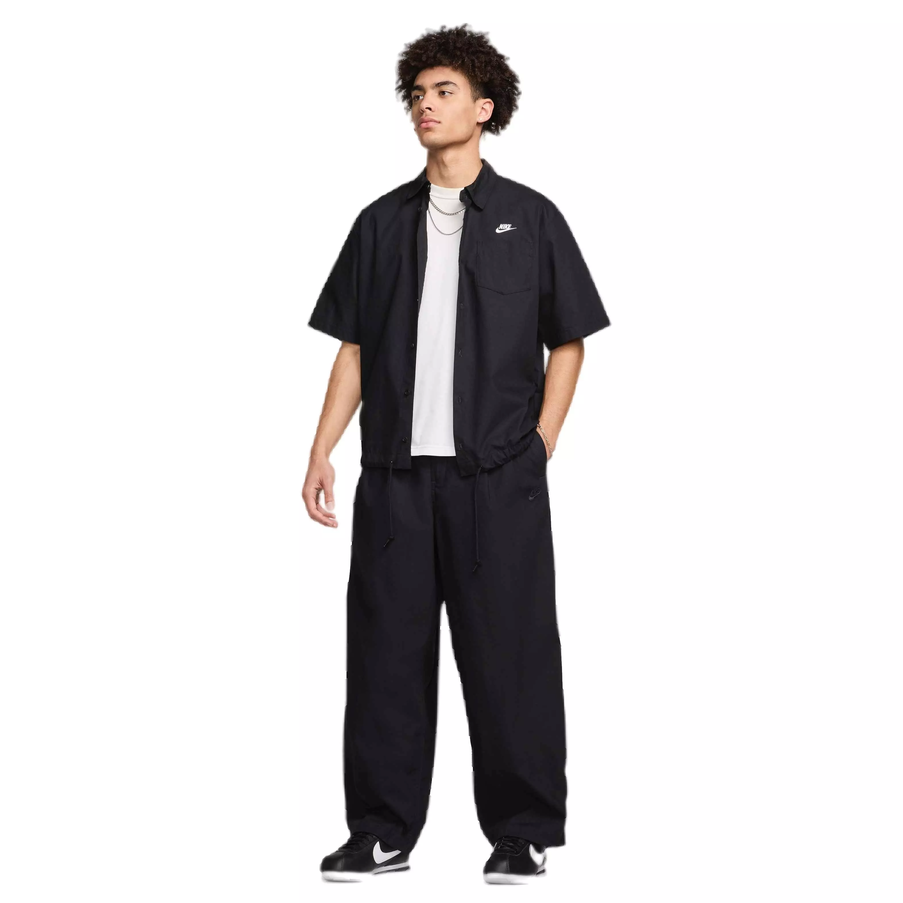 Nike Men's Club Balloon Pants - BLACK