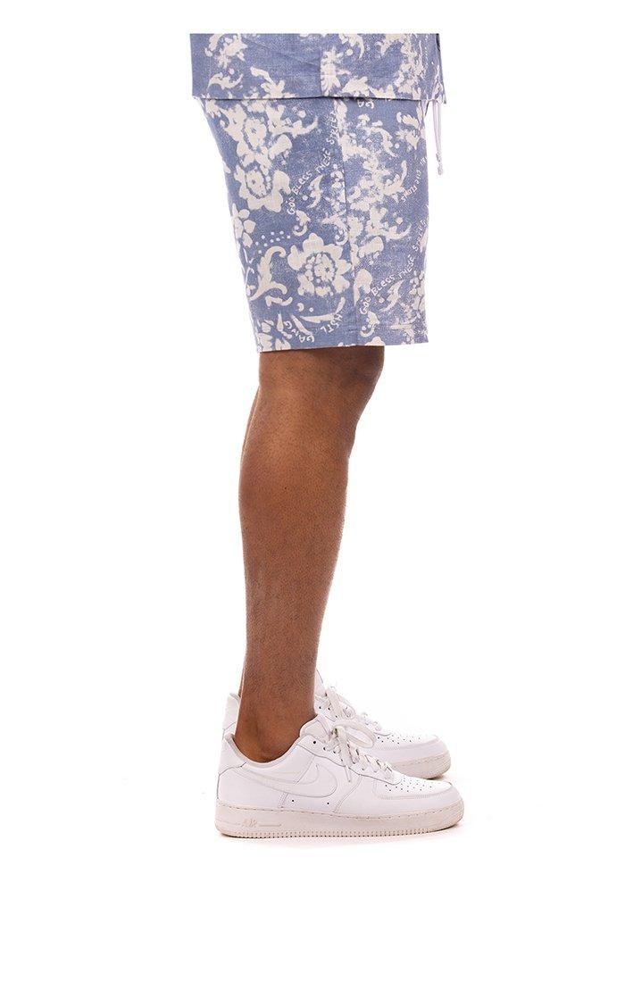 Hustle Gang Men's Tallos Short - Blue - BLUE Thumbnail View 3