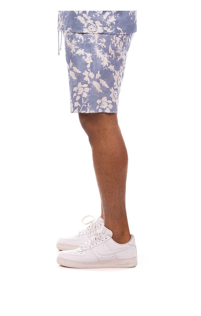 Hustle Gang Men's Tallos Short - Blue - BLUE Thumbnail View 4