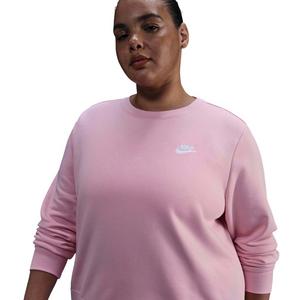 Nike Sportswear Fleece Club Crew-Neck Sweatshirt -Pink