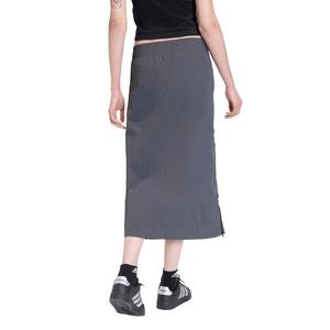 adidas Women's City Tech Woven Zip Skirt - Dark Grey