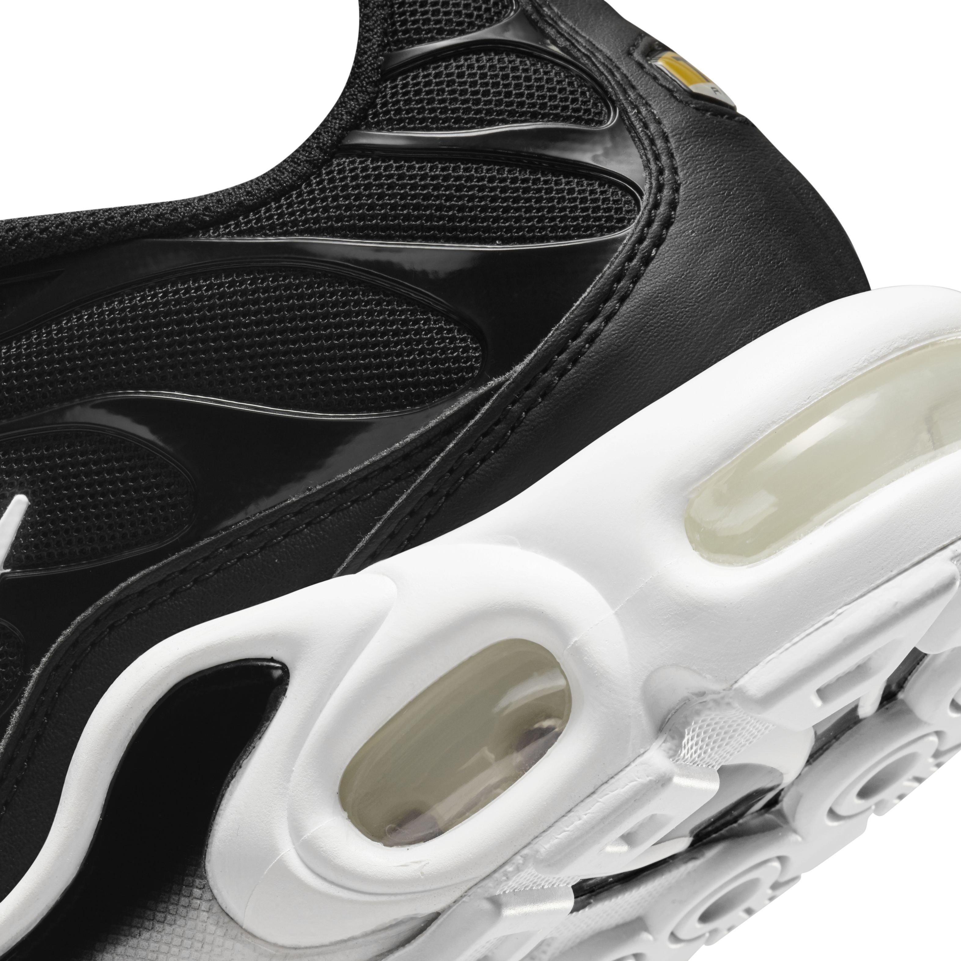 Nike Air Max Plus "Black/White/Black" Women's Shoe - BLACK/WHITE/BLACK Thumbnail View 8
