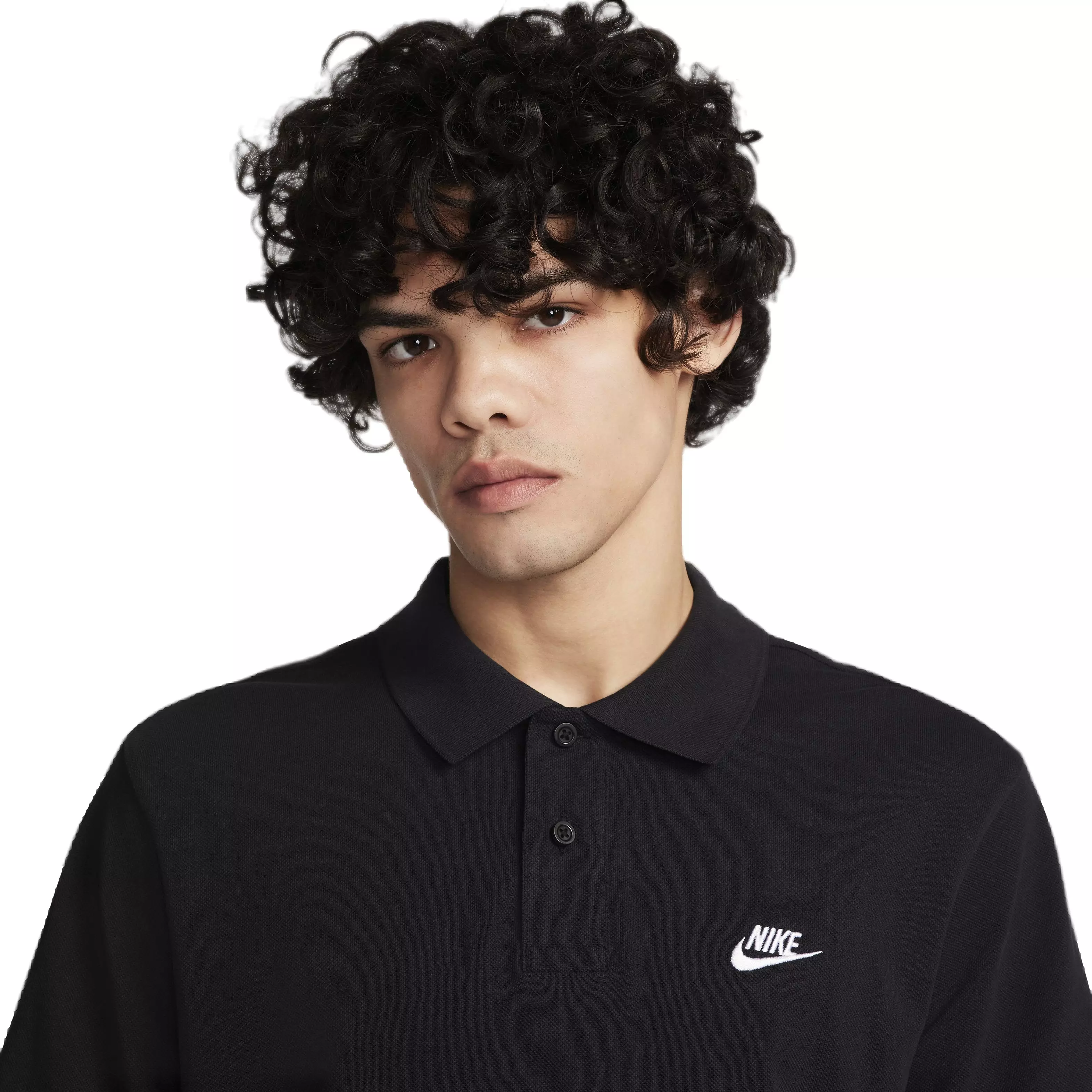 Nike Men's Club Short-Sleeve Polo - BLACK