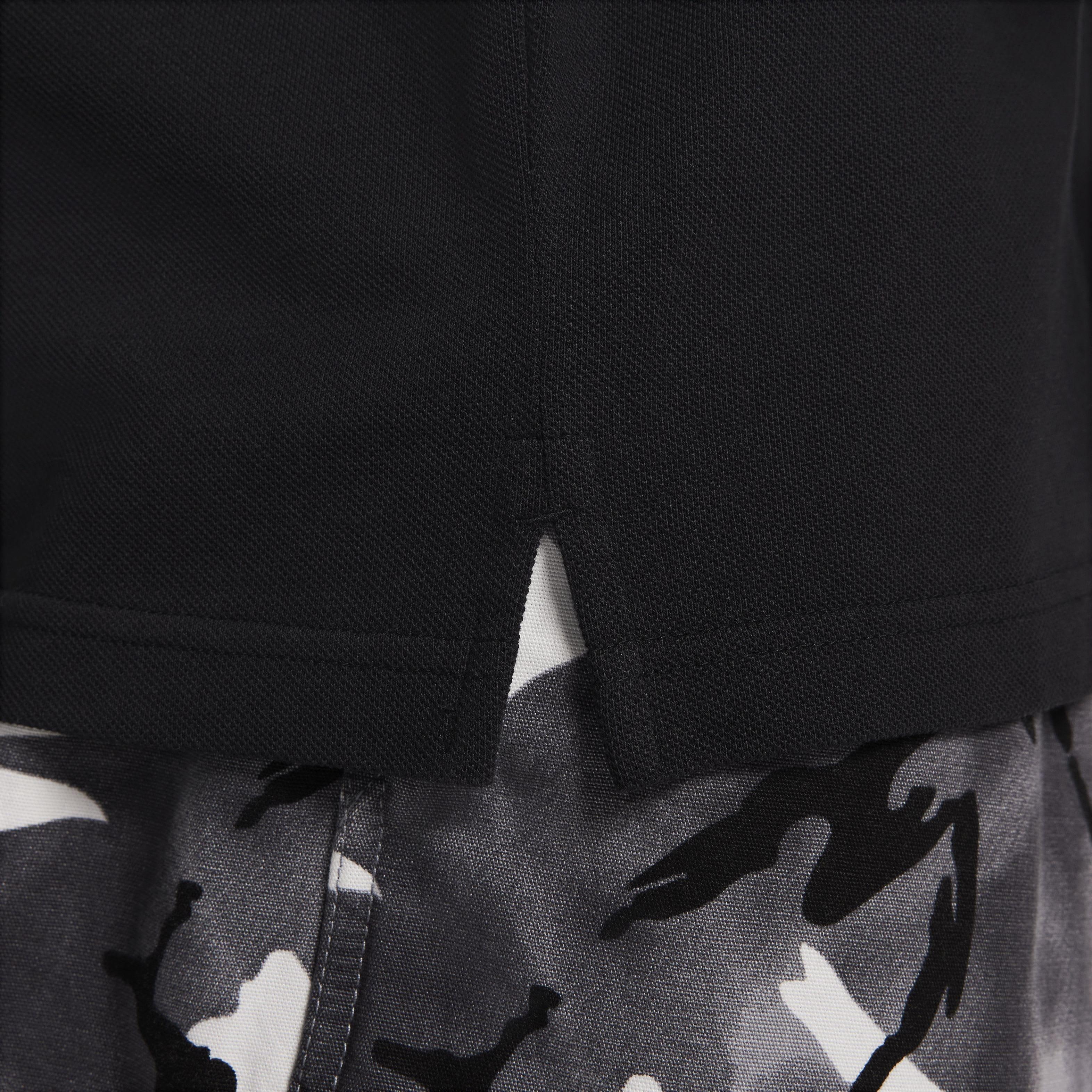 Nike Men's Club Short-Sleeve Polo - BLACK Thumbnail View 5