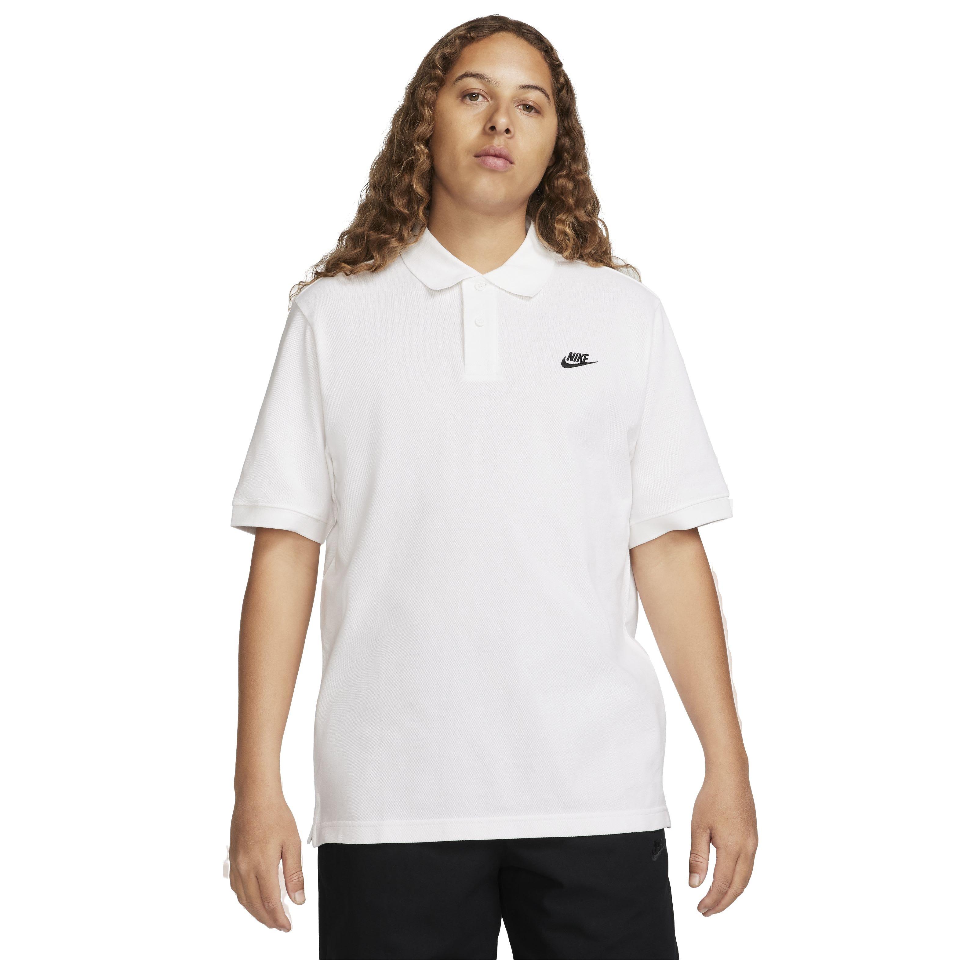 Nike Men's Club Short-Sleeve Polo - WHITE Thumbnail View 1