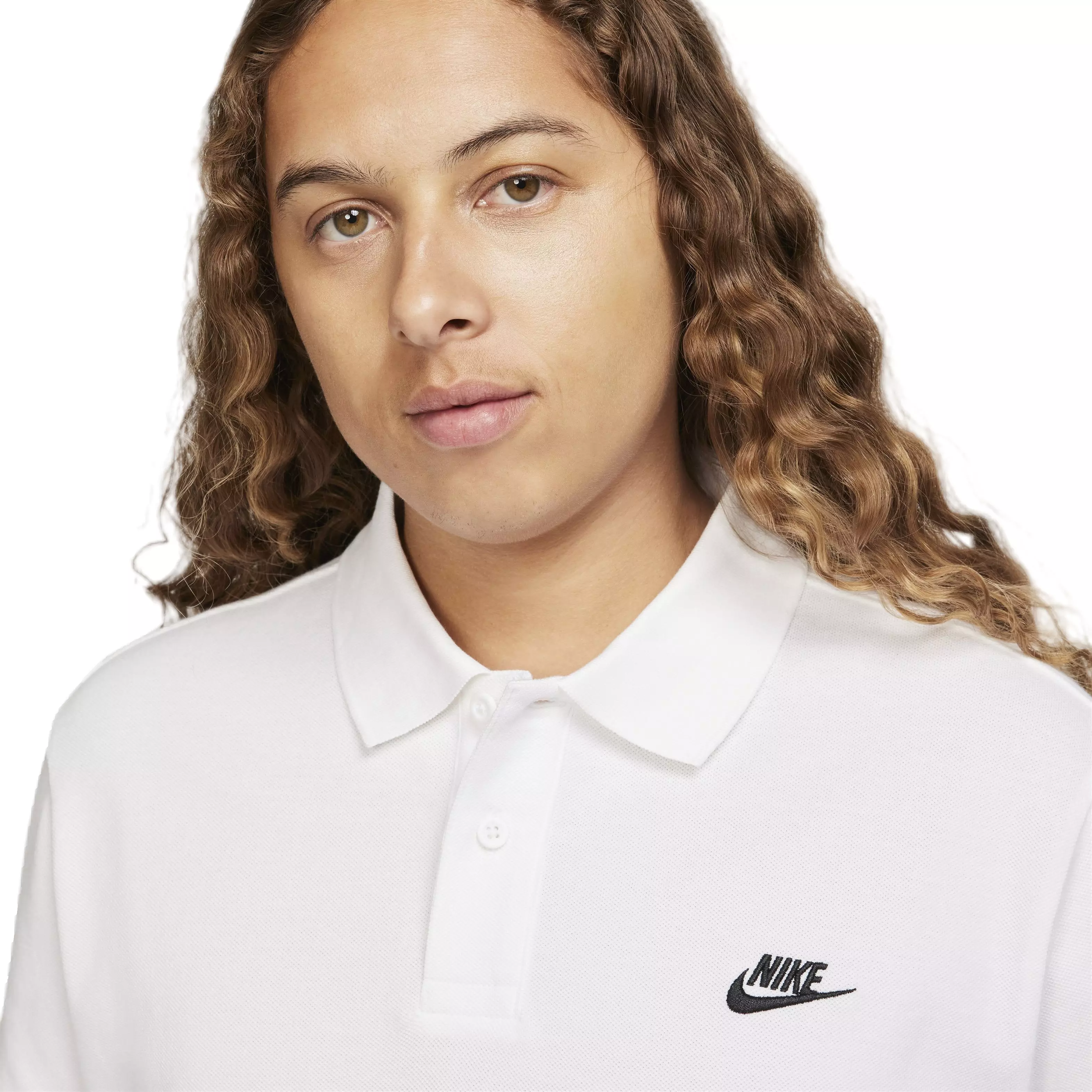 Nike Men's Club Short-Sleeve Polo - WHITE