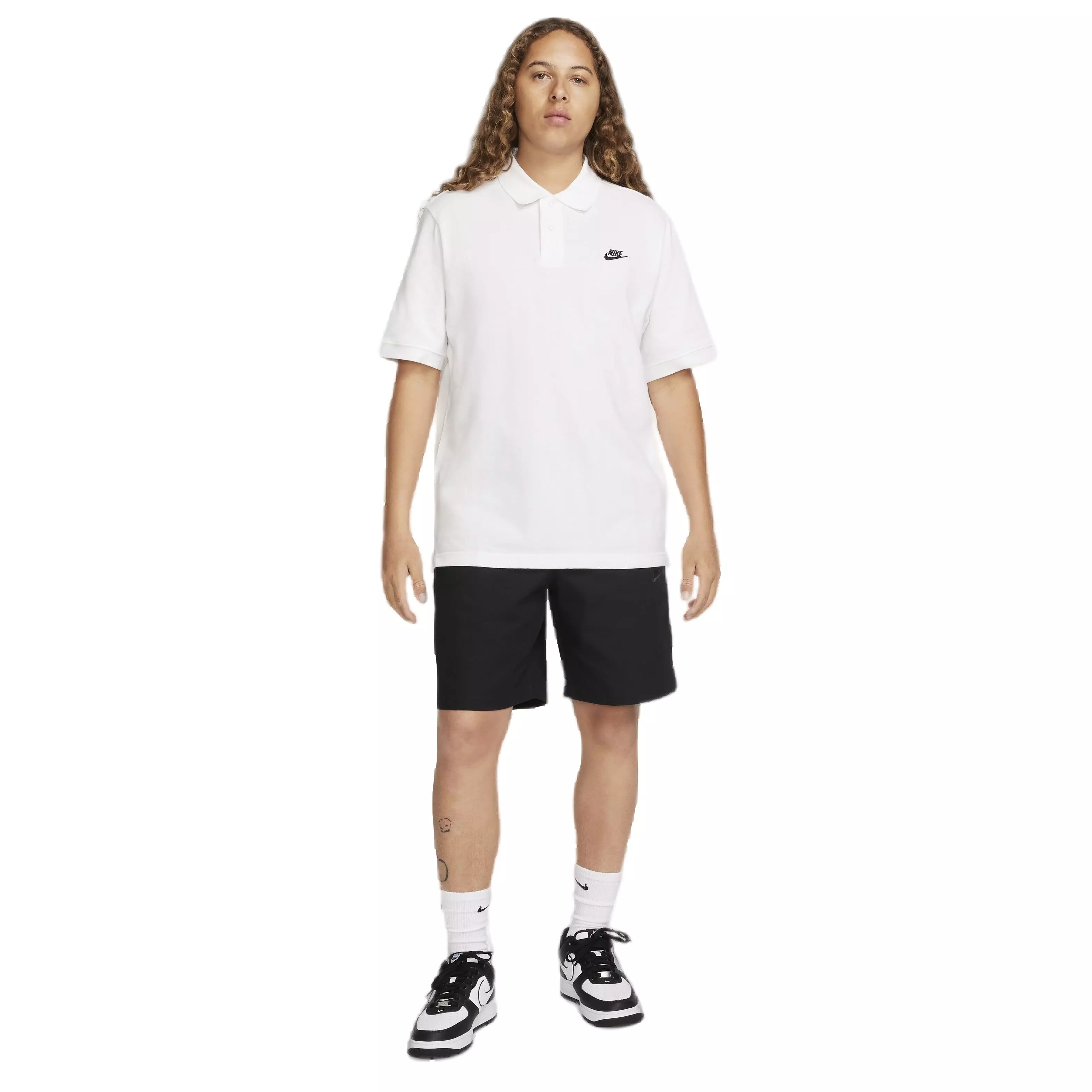 Nike Men's Club Short-Sleeve Polo - WHITE