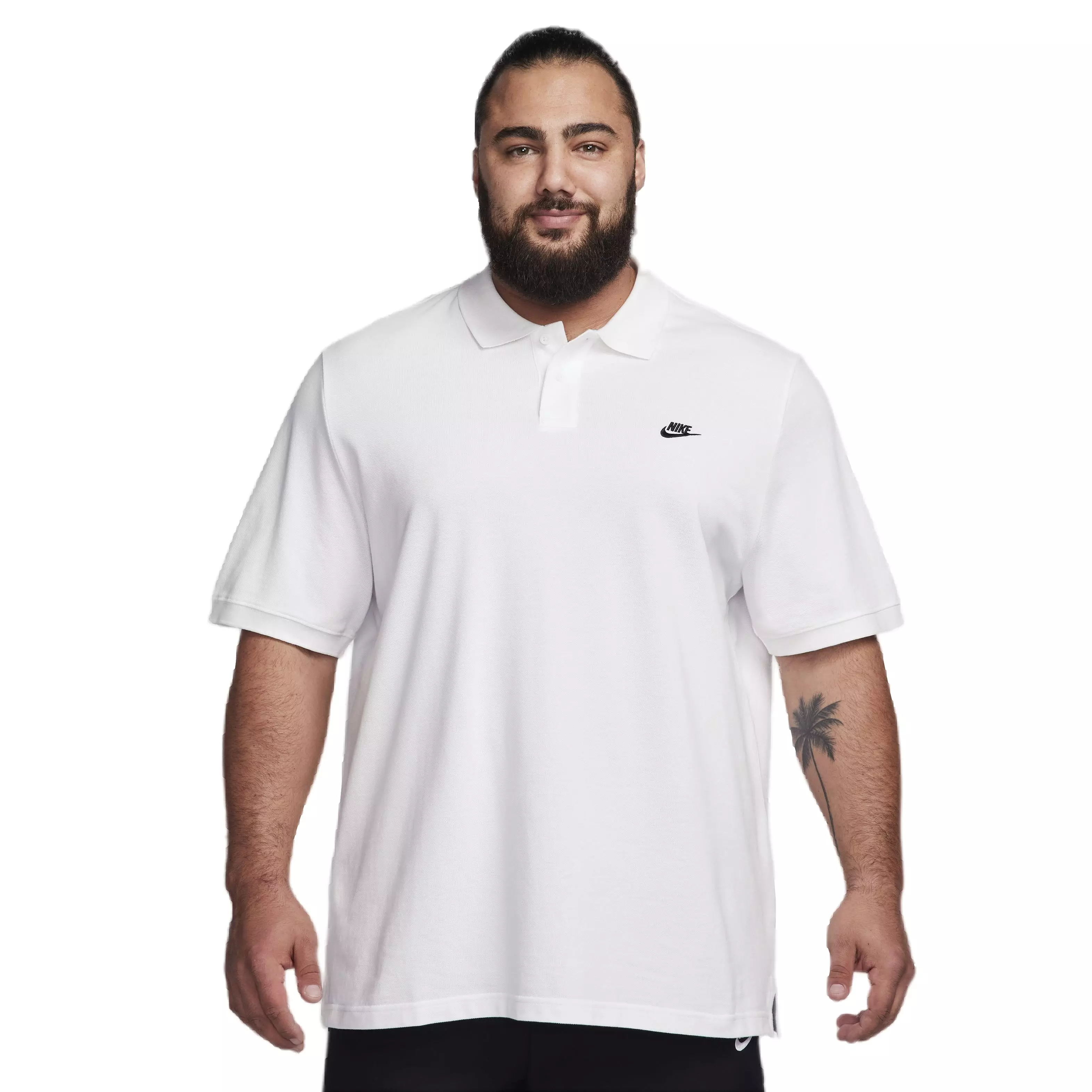 Nike Men's Club Short-Sleeve Polo - WHITE