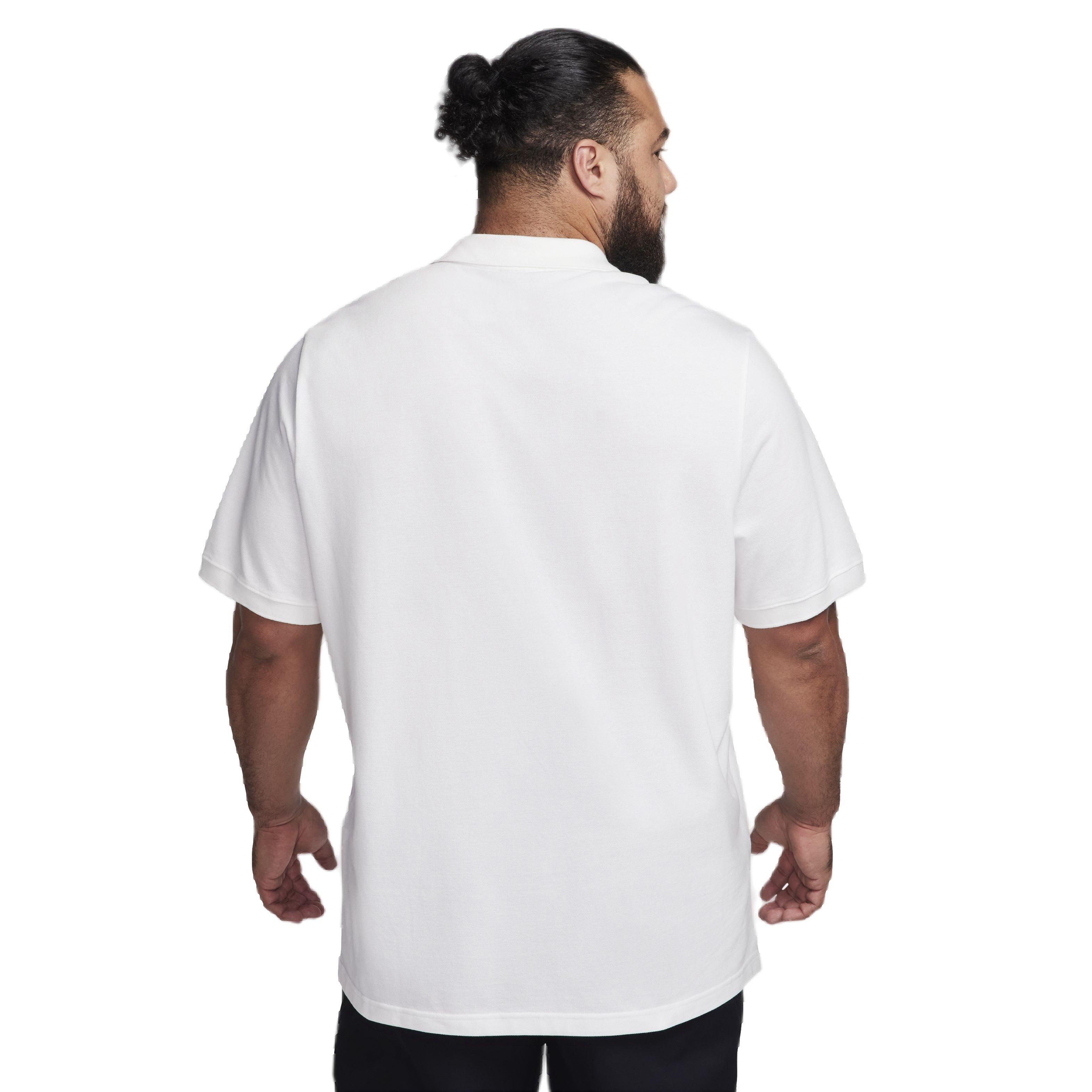 Nike Men's Club Short-Sleeve Polo - WHITE Thumbnail View 8