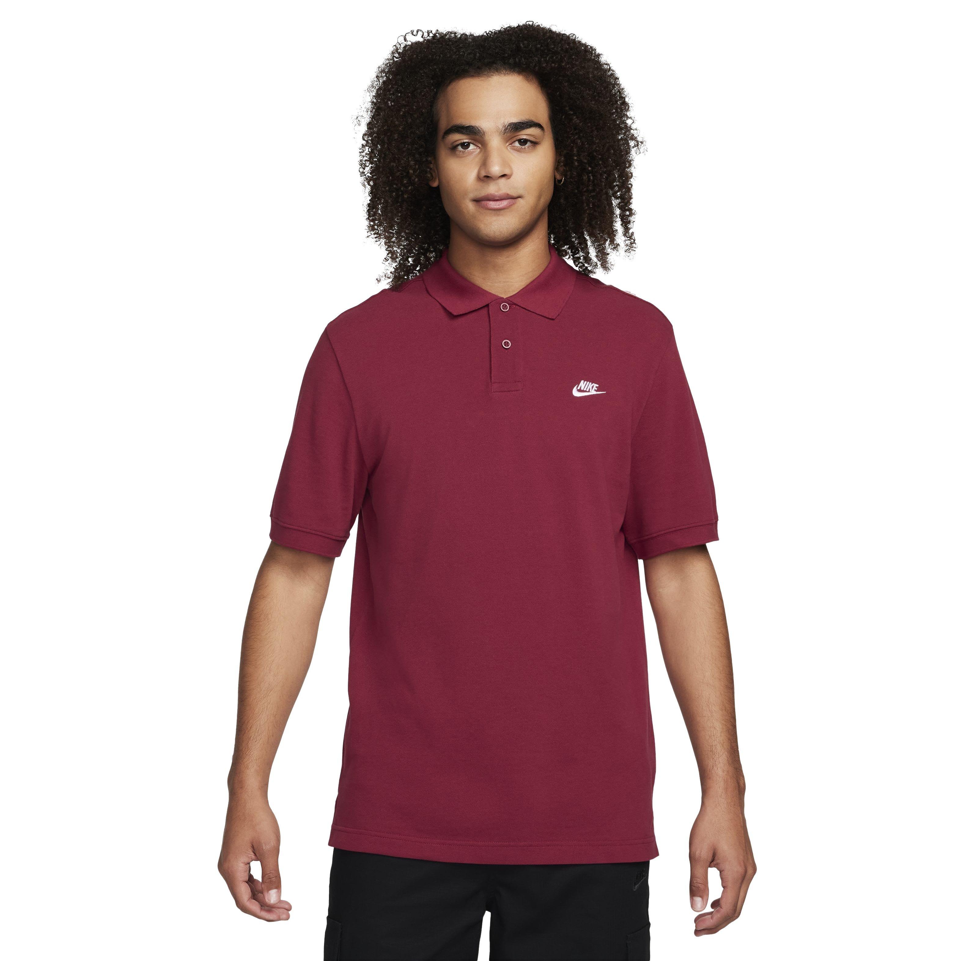 Nike Men's Club Short-Sleeve Polo - RED Thumbnail View 1