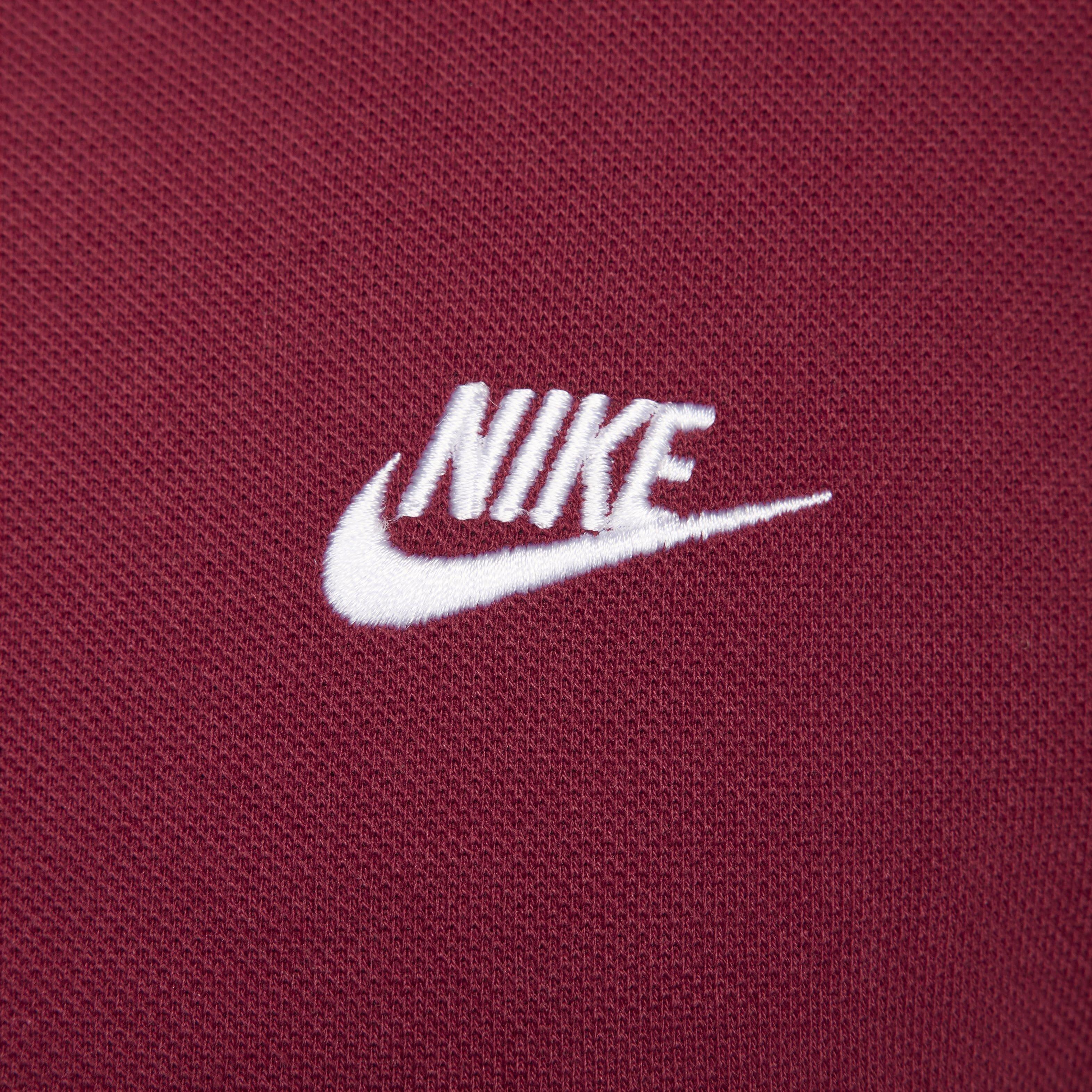 Nike Men's Club Short-Sleeve Polo - RED Thumbnail View 4