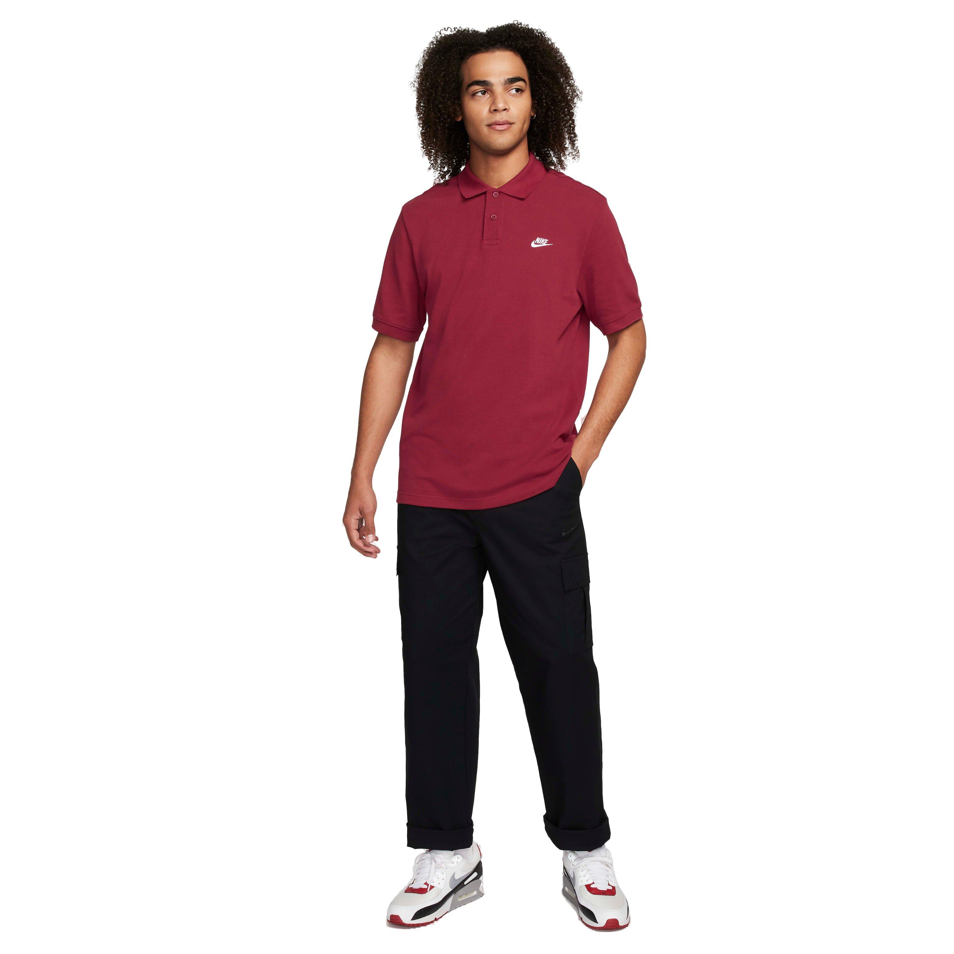 Nike Men's Club Short-Sleeve Polo - RED Thumbnail View 6