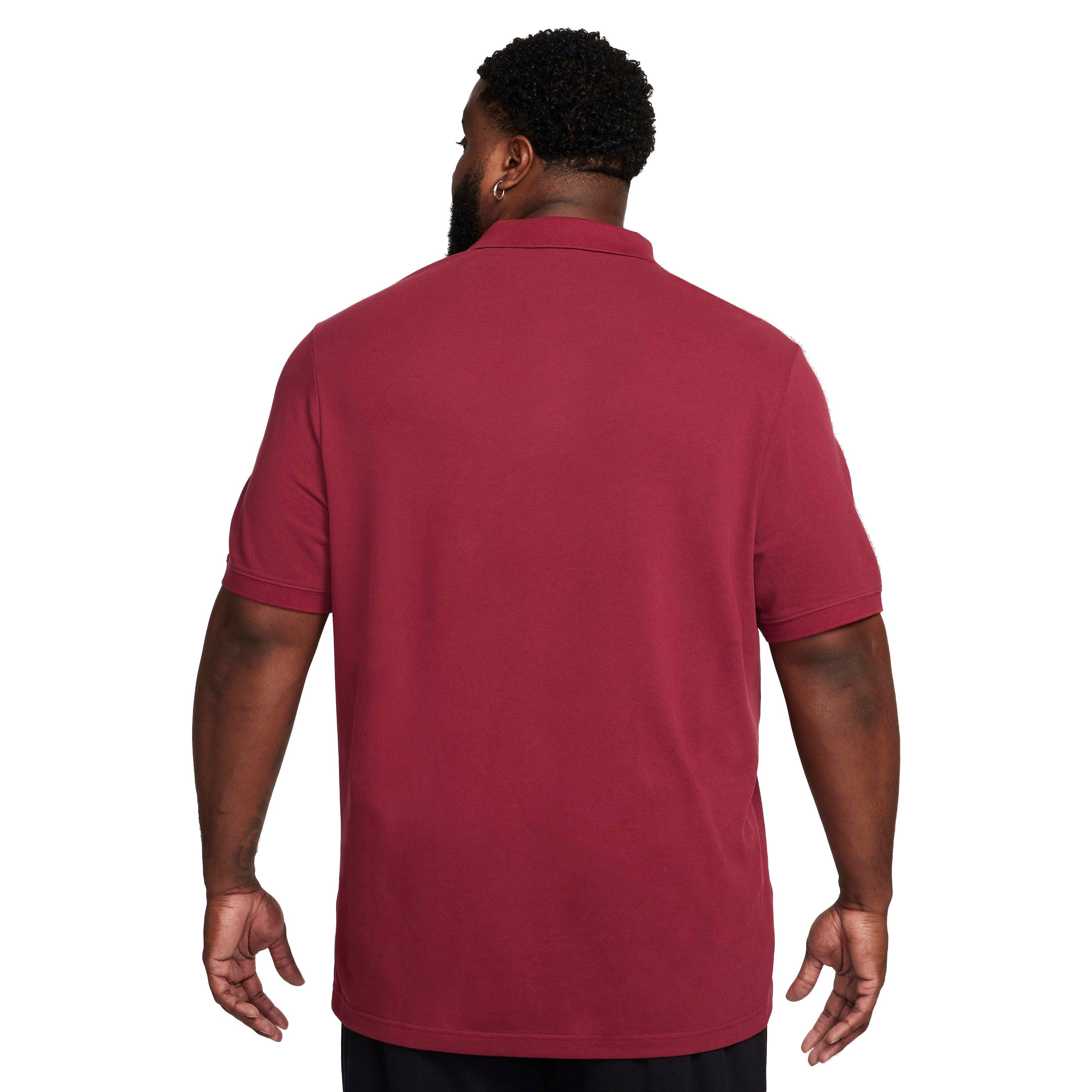 Nike Men's Club Short-Sleeve Polo - RED Thumbnail View 8