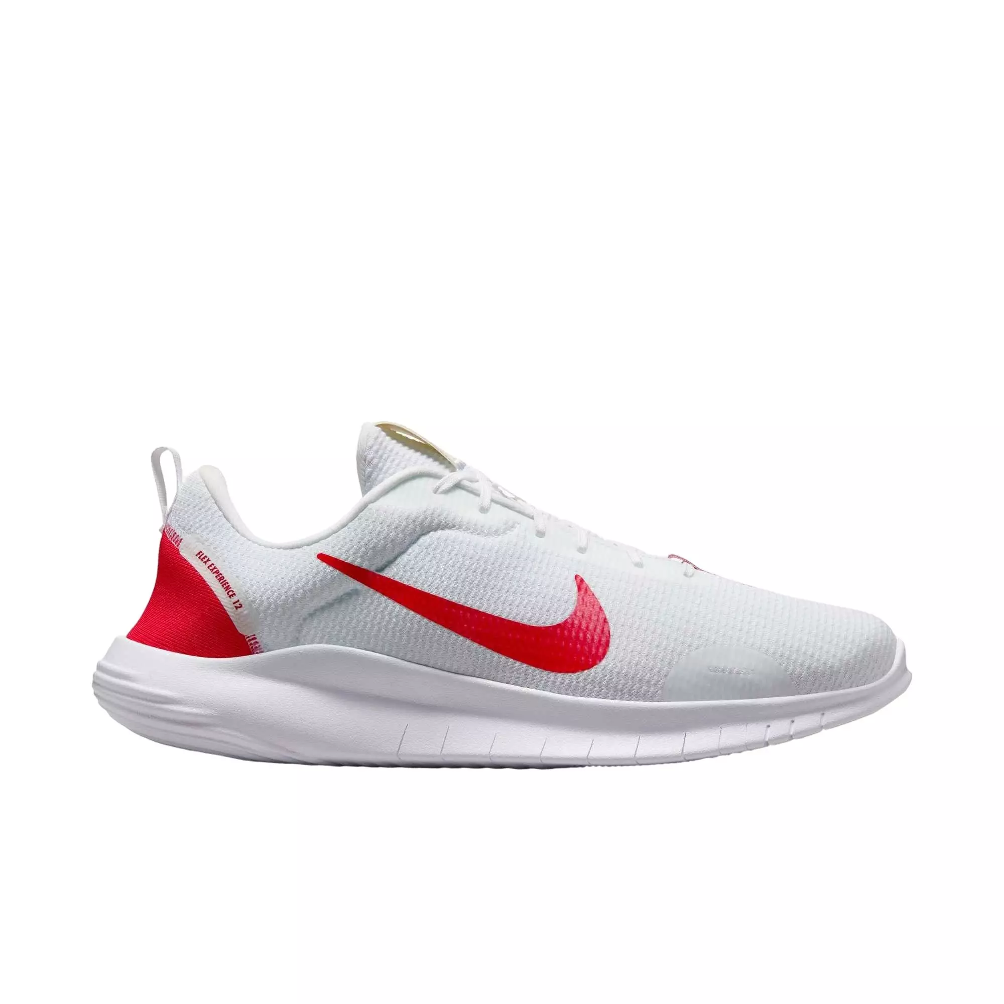 Nike Flex Experience Run 12 "White/White/University Red" Men's Running Shoe - WHITE/WHITE/RED