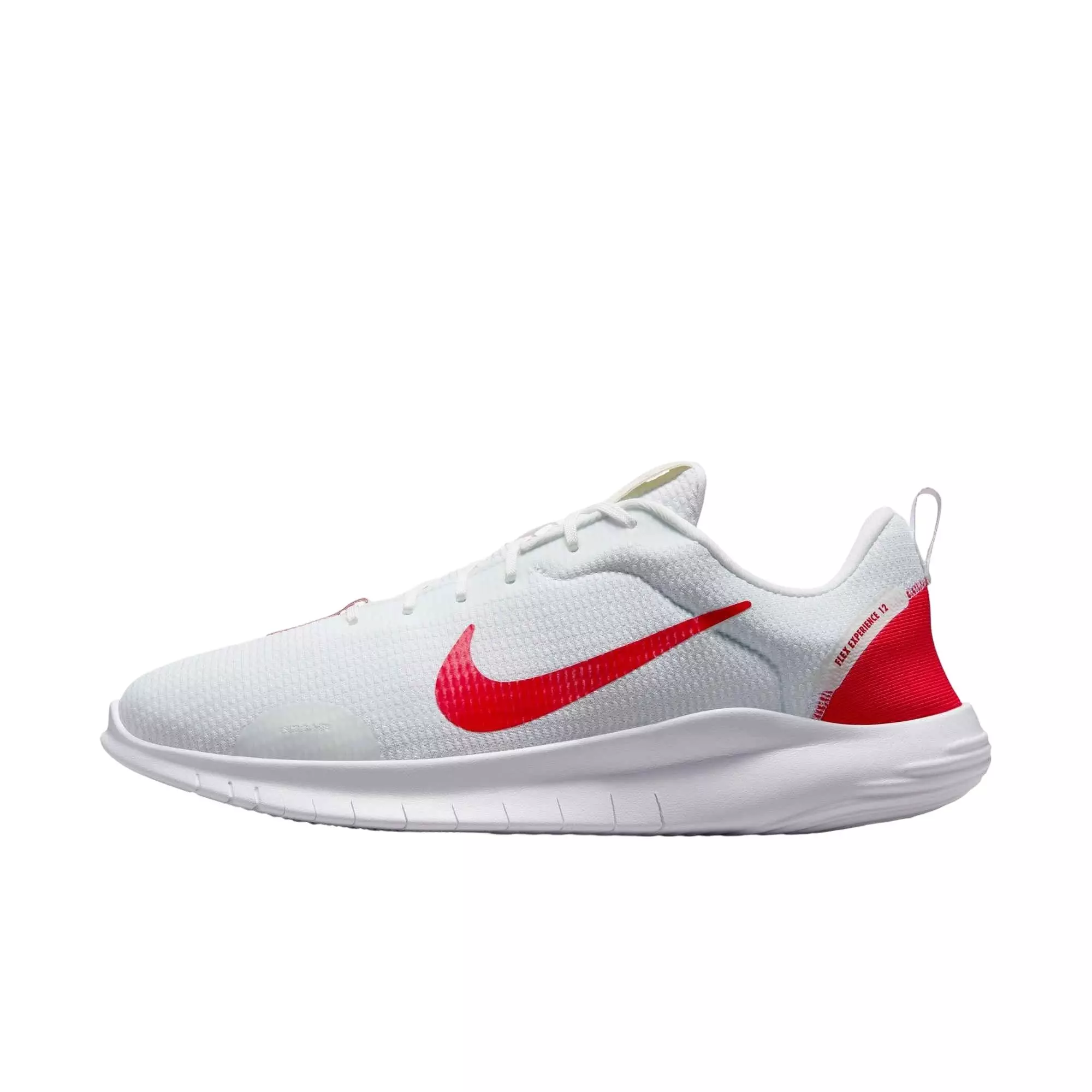 Nike Flex Experience Run 12 "White/White/University Red" Men's Running Shoe - WHITE/WHITE/RED