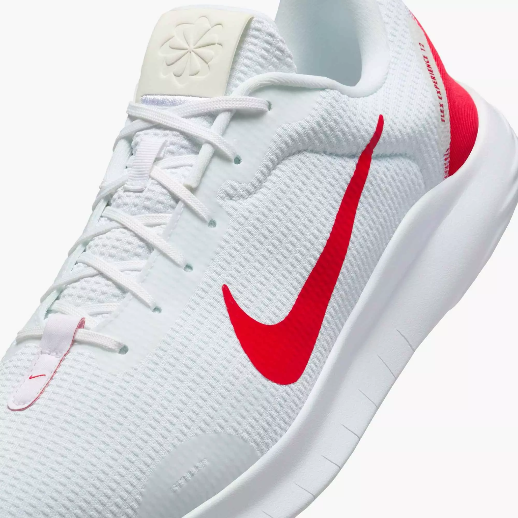 Nike Flex Experience Run 12 "White/White/University Red" Men's Running Shoe - WHITE/WHITE/RED